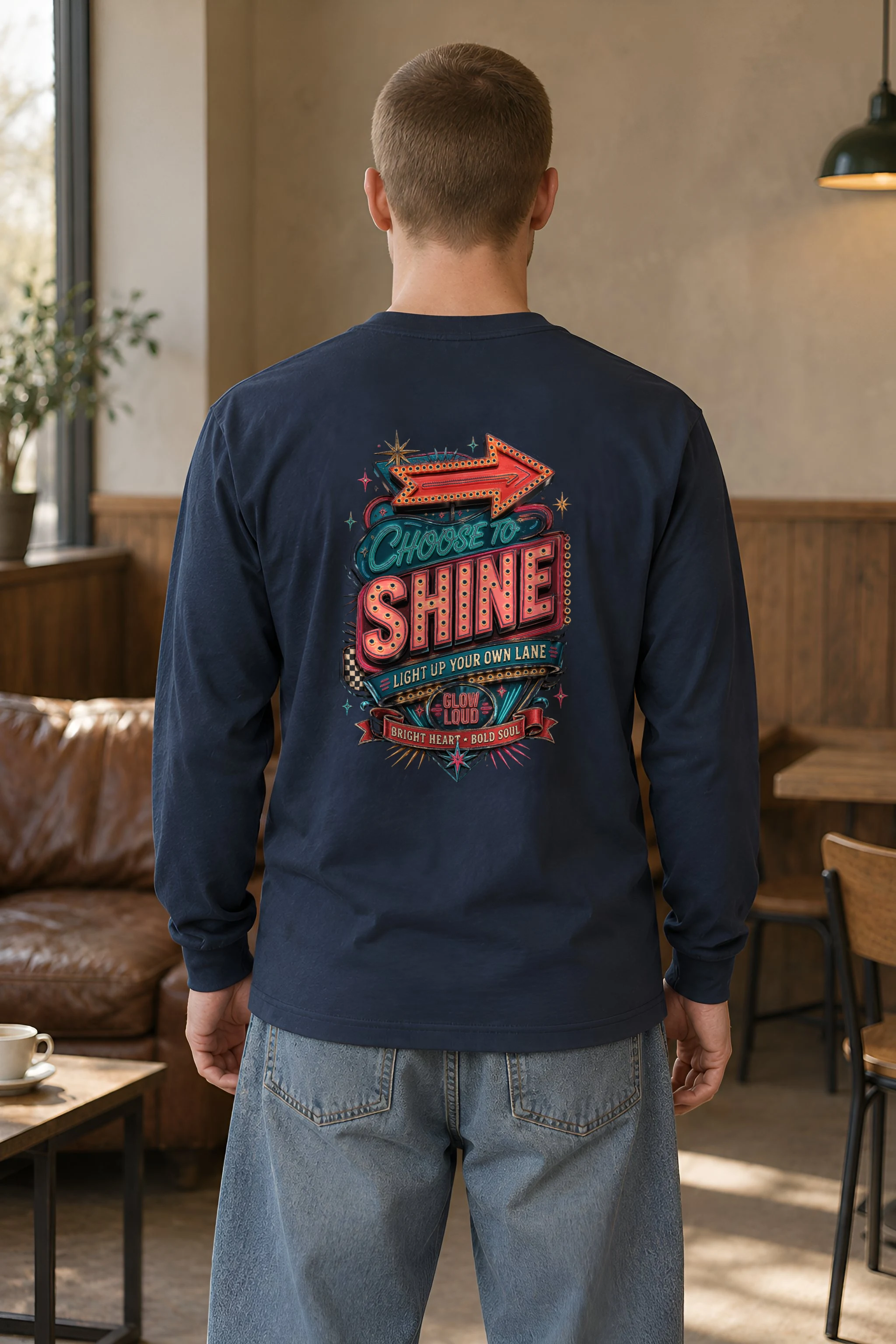 "Choose To Shine" Unisex Longsleeve T-shirt