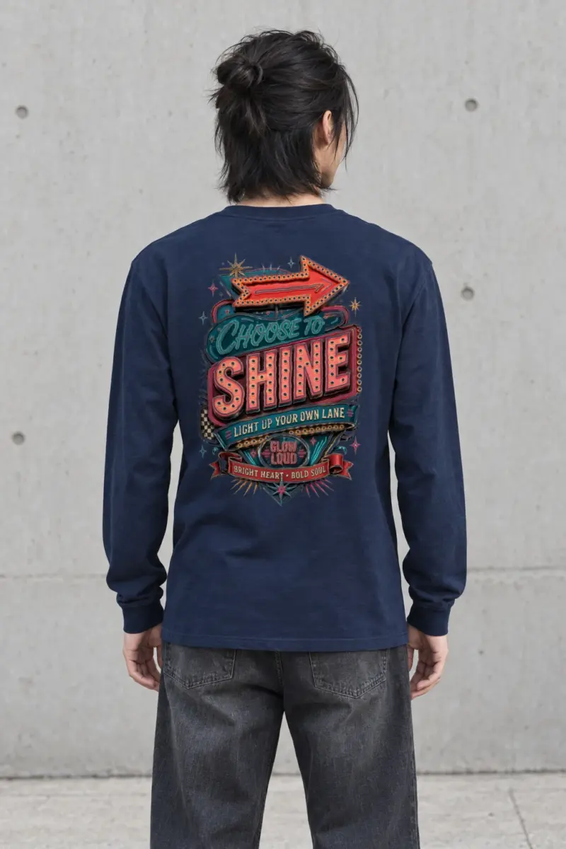 "Choose To Shine" Unisex Longsleeve T-shirt