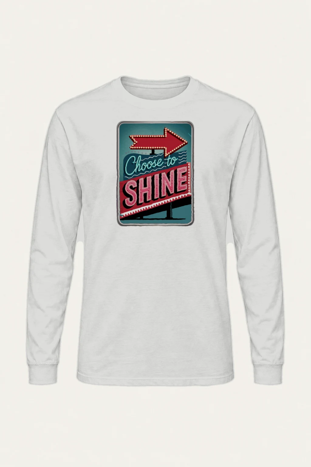 "Choose To Shine" Unisex Longsleeve T-shirt | Gildan 2400