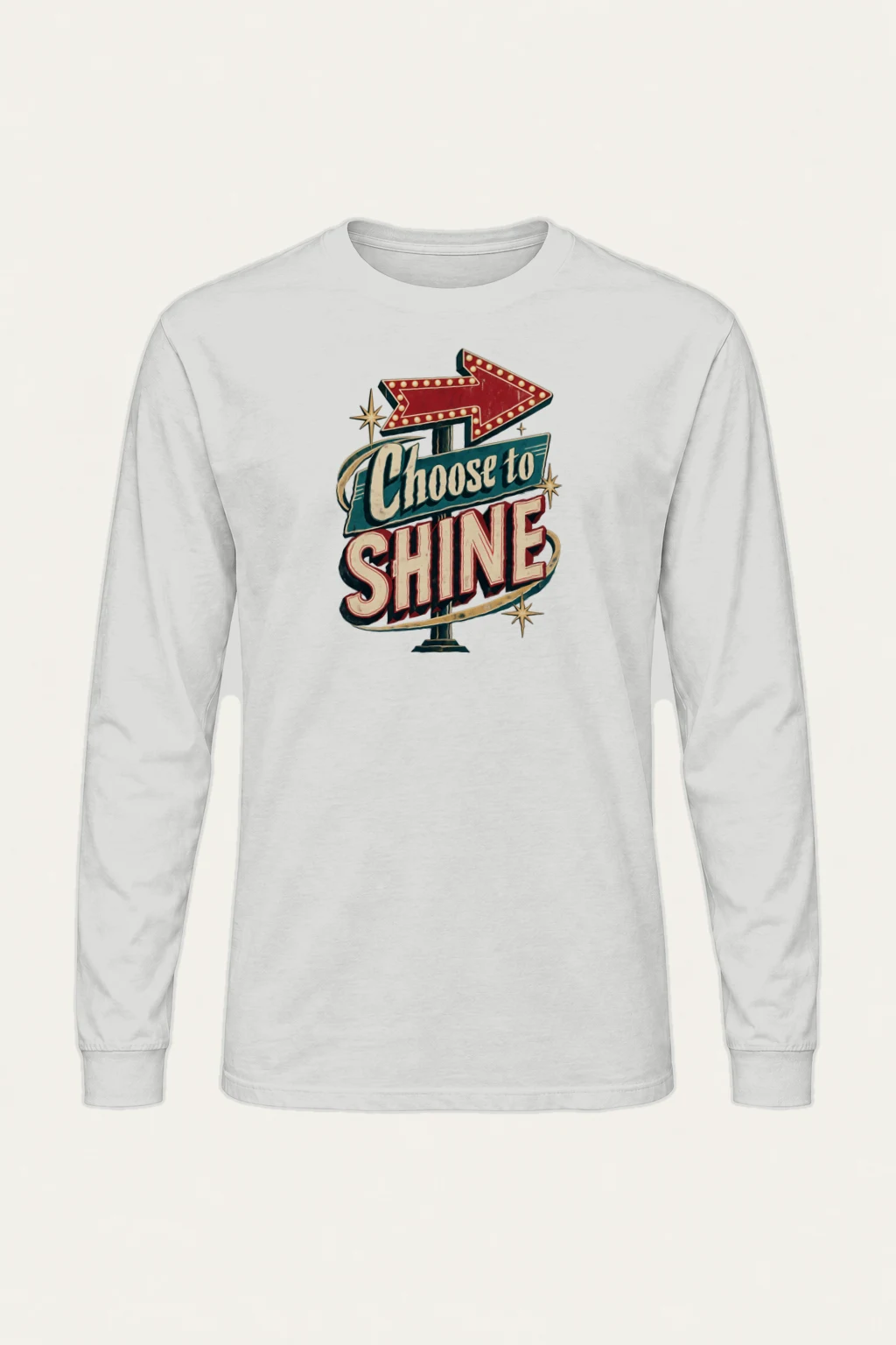 "Choose to Shine" Unisex Longsleeve T-shirt | Gildan 2400