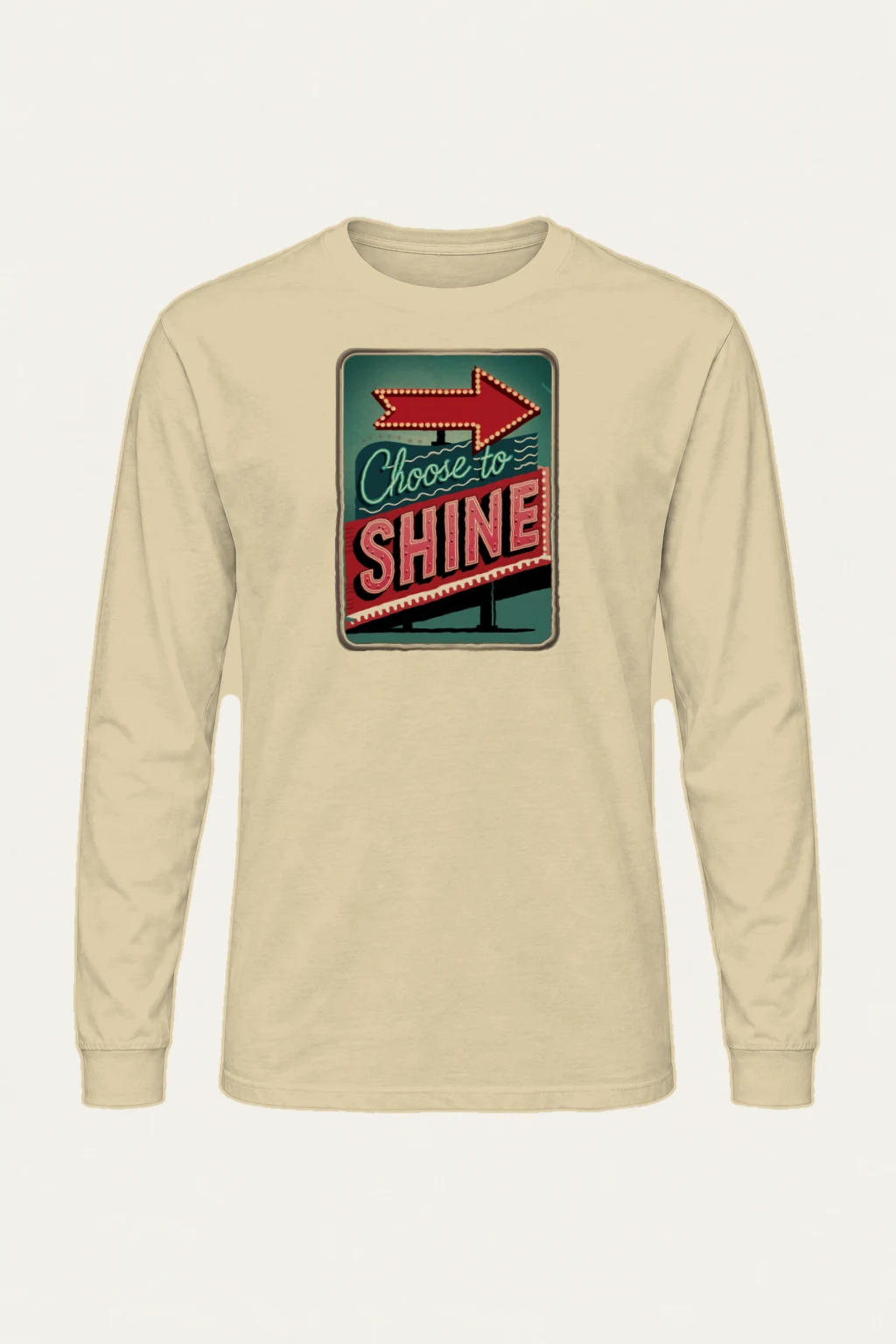"Choose To Shine" Unisex Longsleeve T-shirt | Gildan 2400