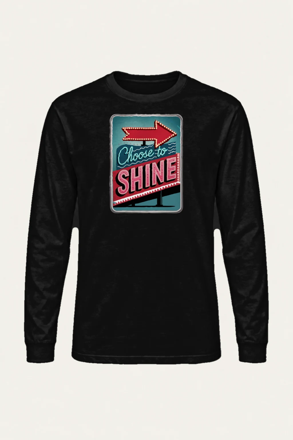 "Choose To Shine" Unisex Longsleeve T-shirt | Gildan 2400