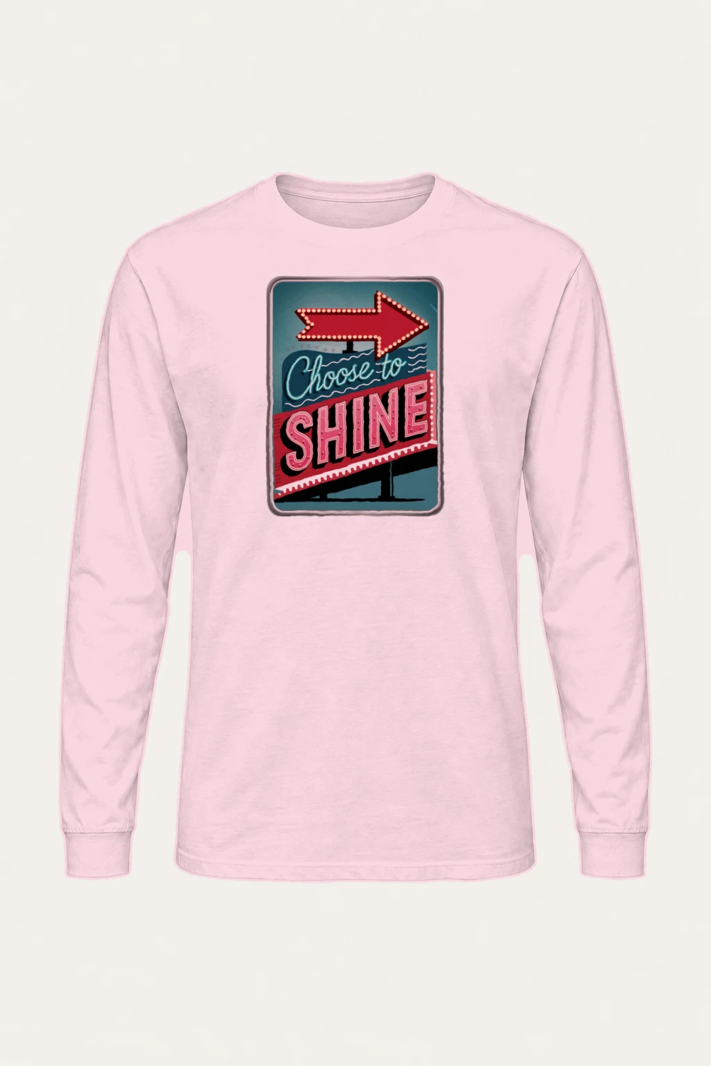 "Choose To Shine" Unisex Longsleeve T-shirt | Gildan 2400