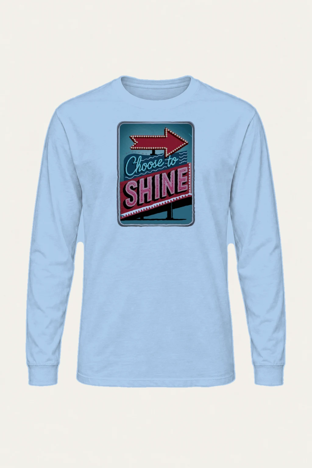 "Choose To Shine" Unisex Longsleeve T-shirt | Gildan 2400