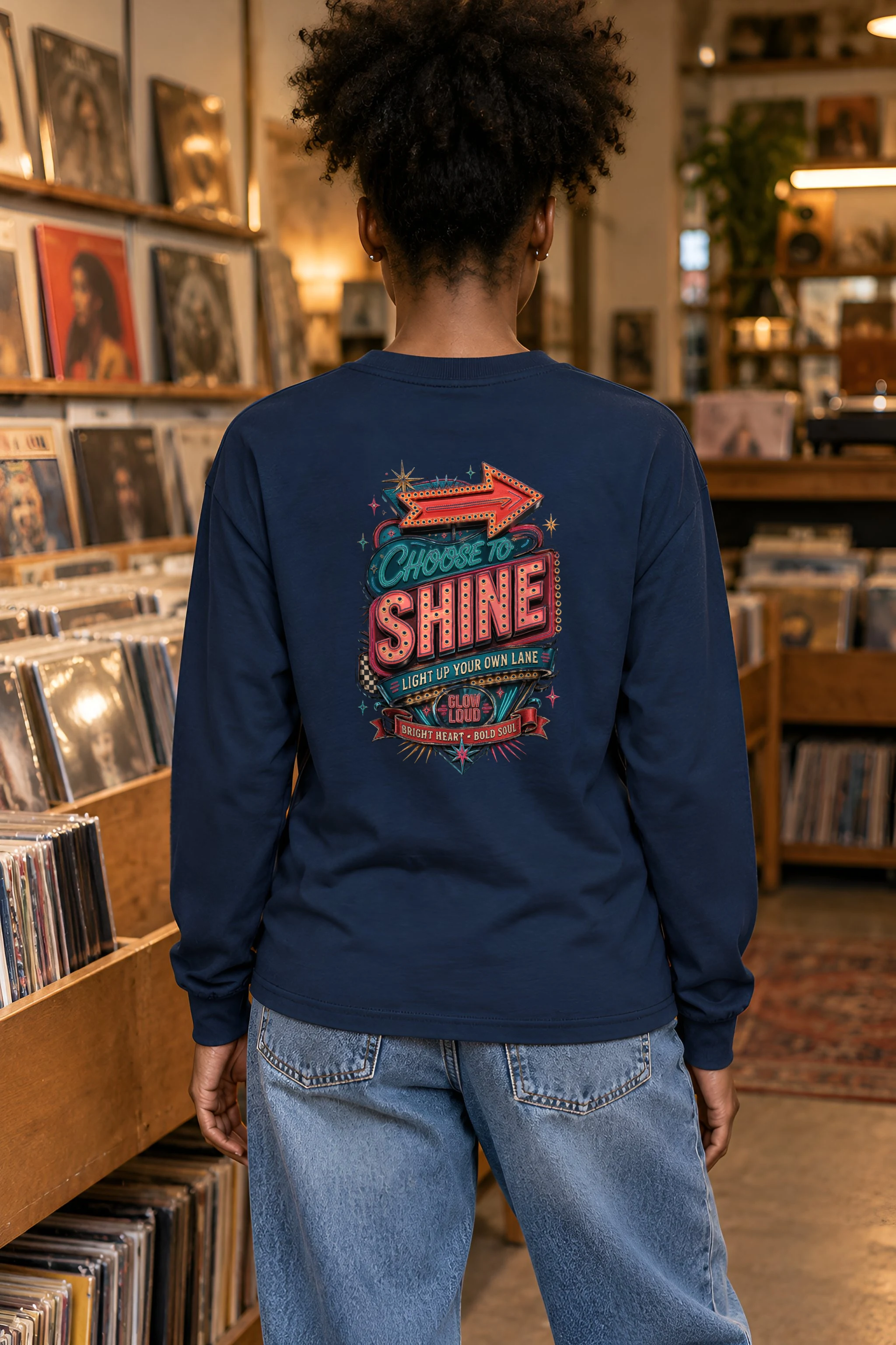"Choose To Shine" Unisex Longsleeve T-shirt