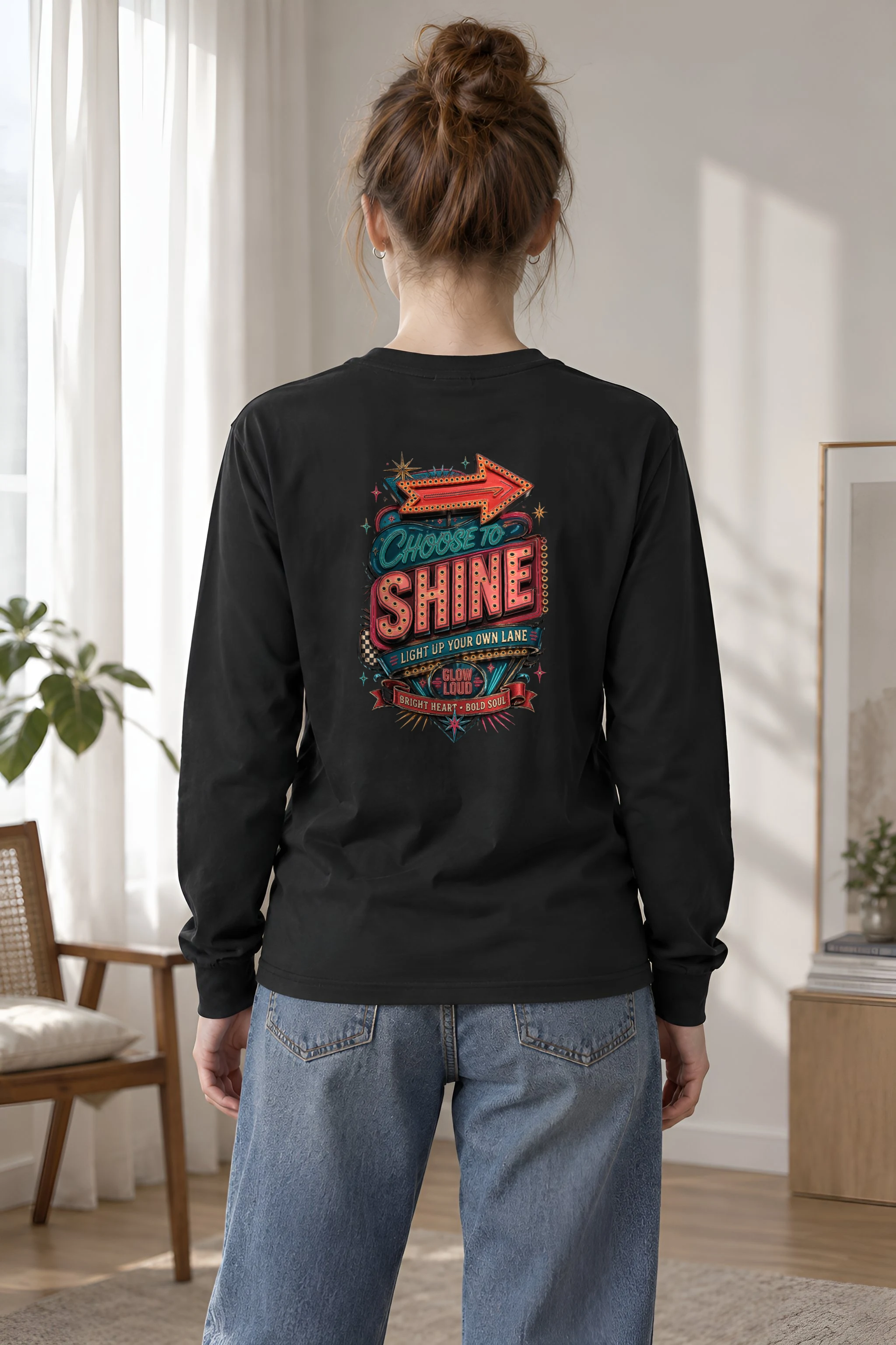 "Choose To Shine" Unisex Longsleeve T-shirt