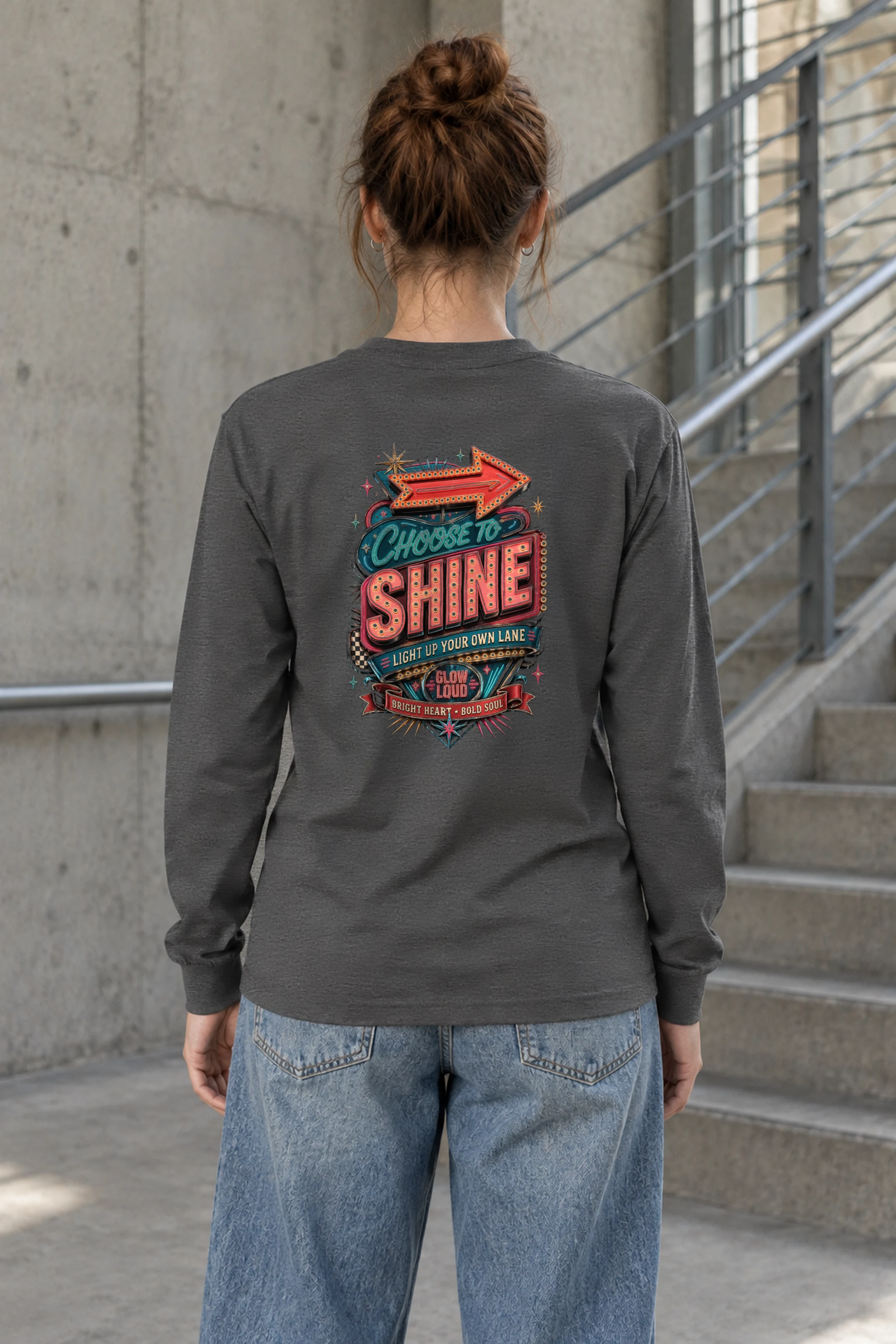 "Choose To Shine" Unisex Longsleeve T-shirt