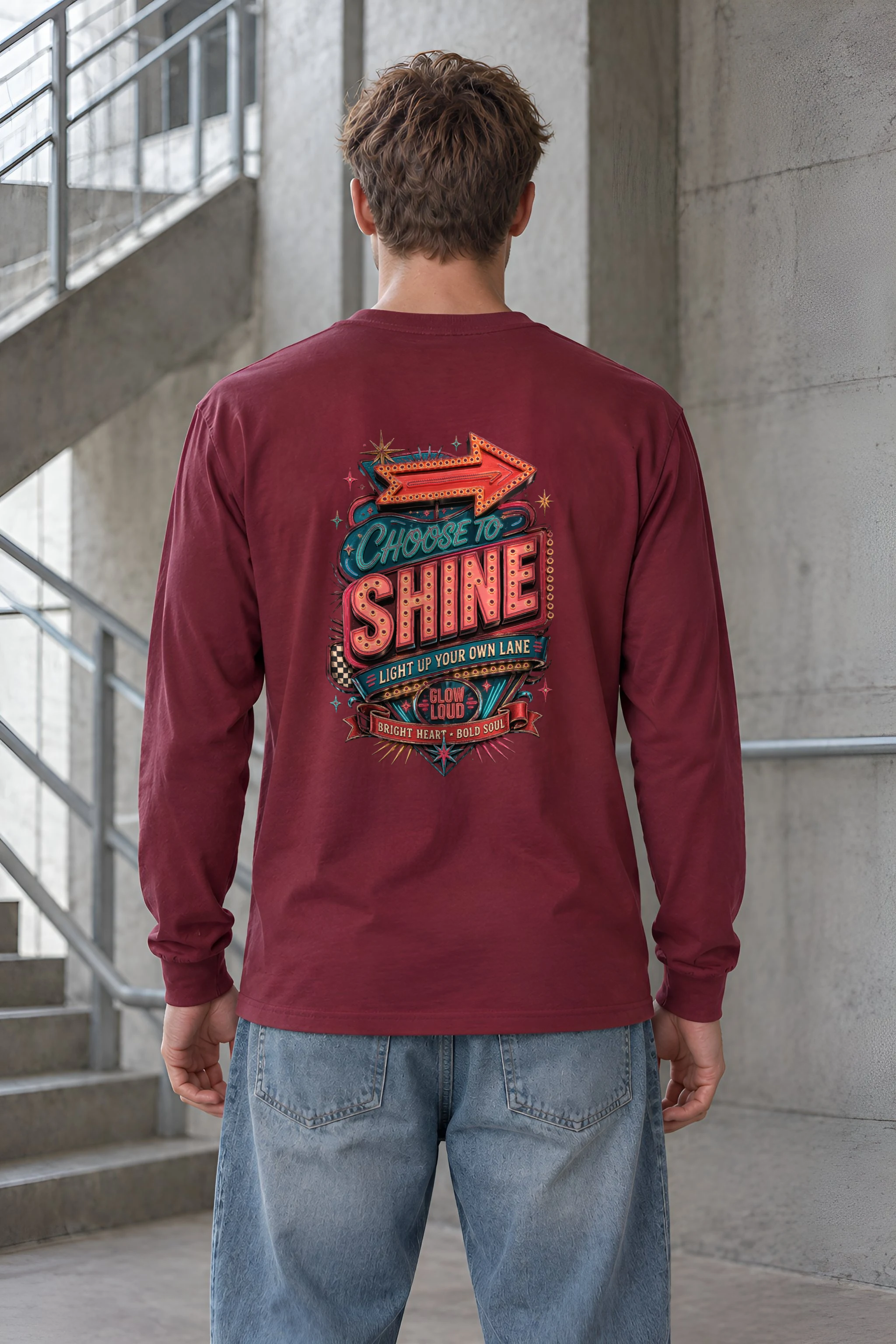 "Choose To Shine" Unisex Longsleeve T-shirt