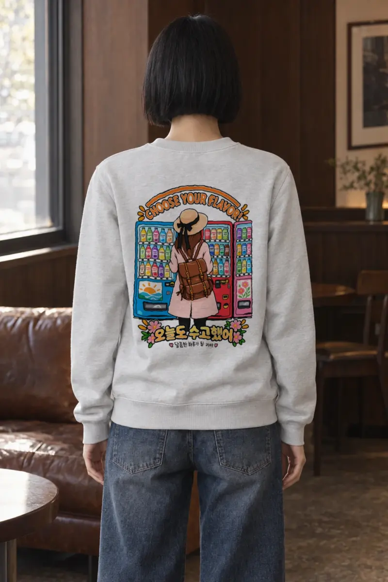 "Choose Your Flavor" Heavy Blend Unisex Crewneck Sweatshirt