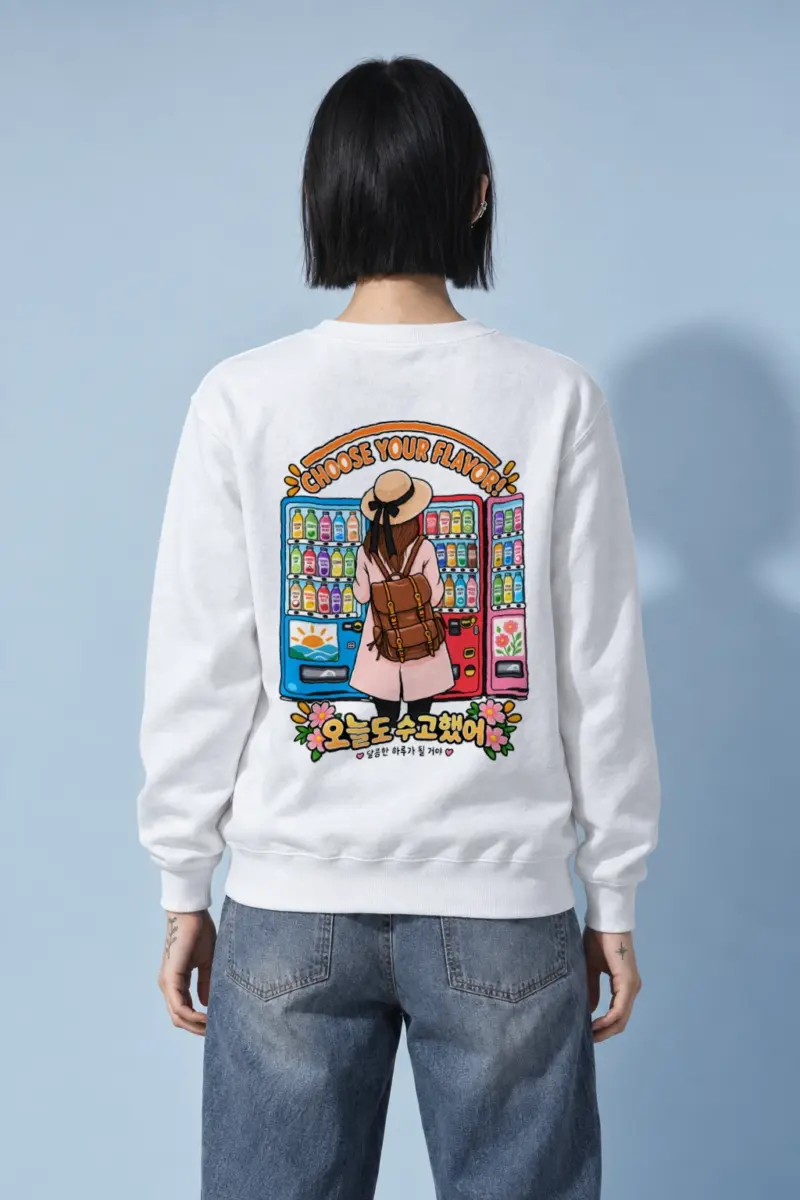 "Choose Your Flavor" Heavy Blend Unisex Crewneck Sweatshirt