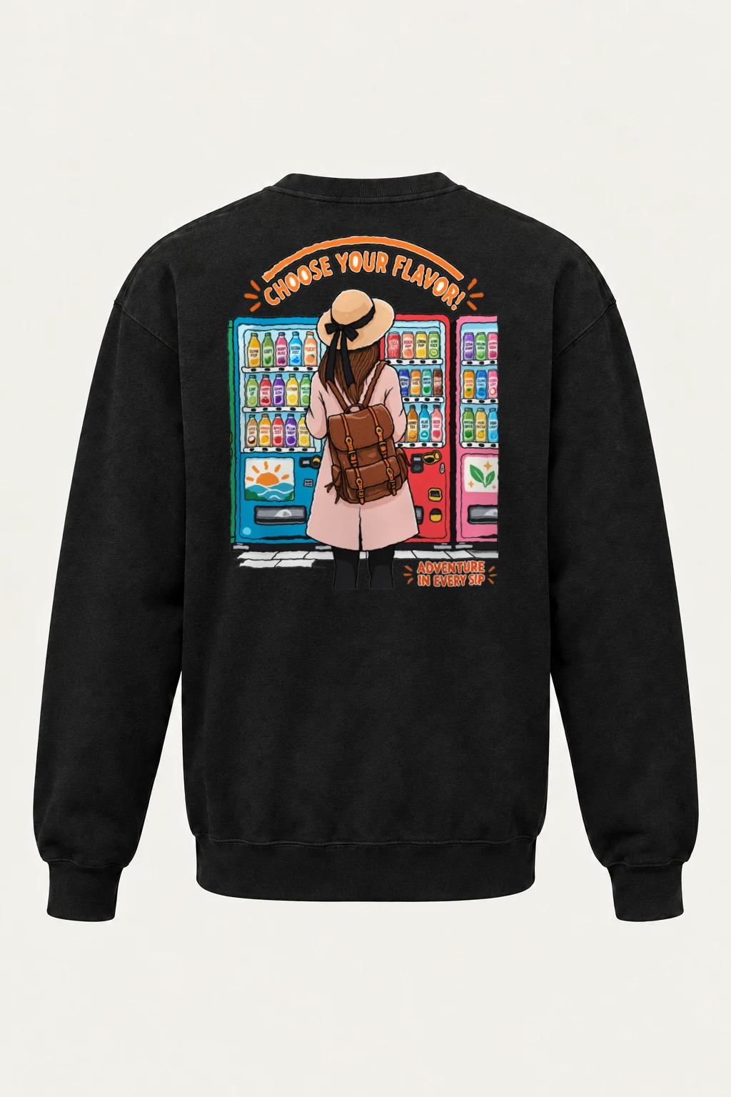 "Choose Your Flavor" Heavy Blend Unisex Crewneck Sweatshirt | Gildan 18000