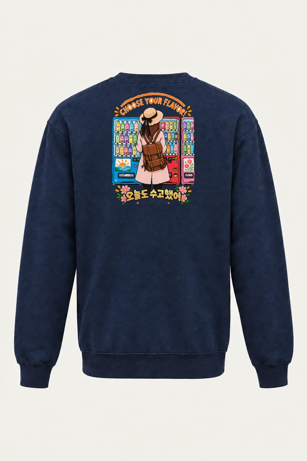 "Choose Your Flavor" Heavy Blend Unisex Crewneck Sweatshirt | Gildan 18000