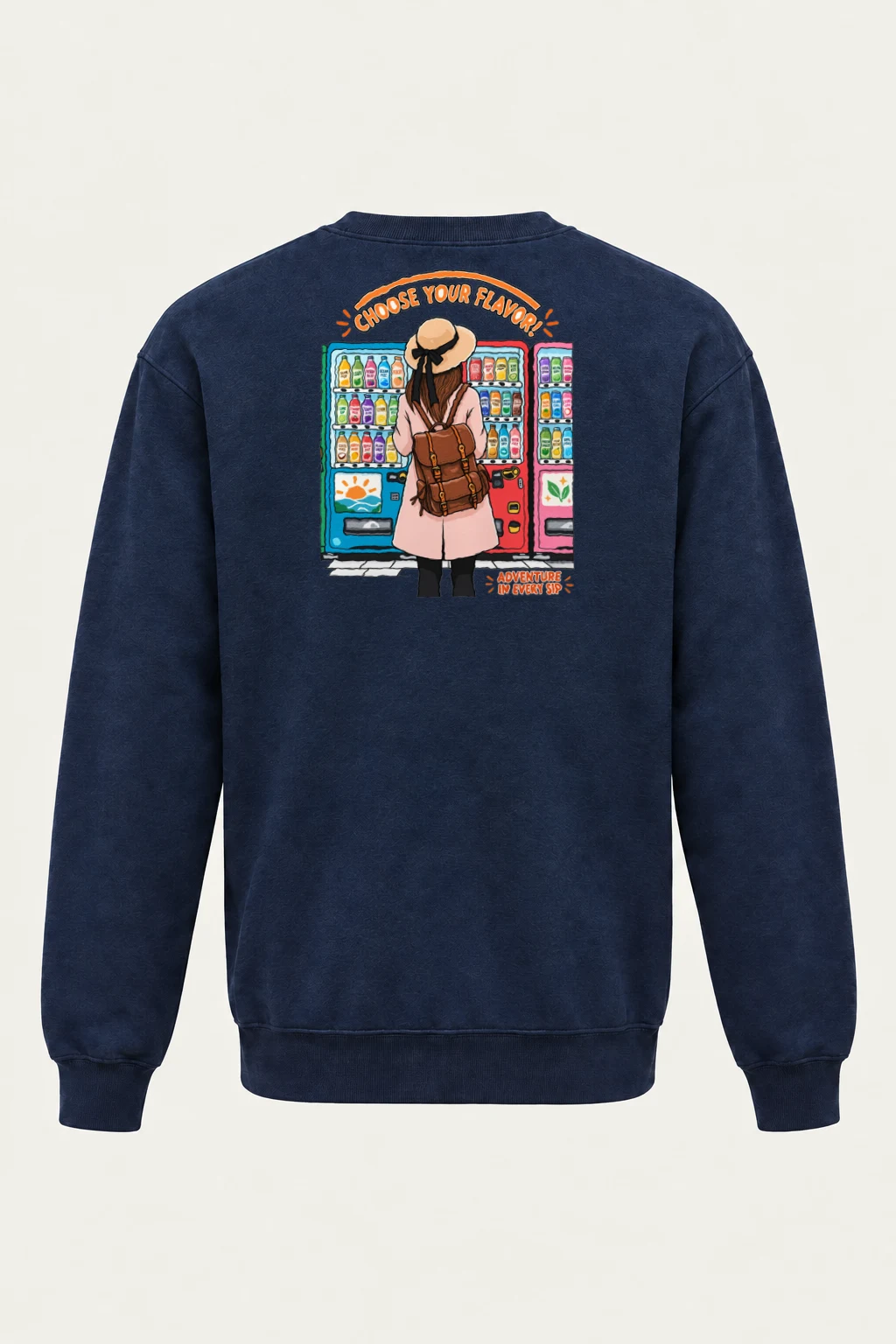 "Choose Your Flavor" Heavy Blend Unisex Crewneck Sweatshirt | Gildan 18000