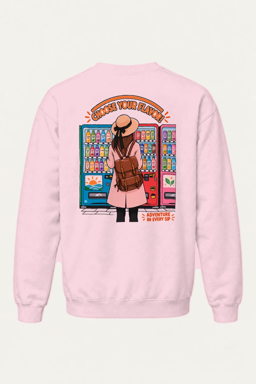 "Choose Your Flavor" Heavy Blend Unisex Crewneck Sweatshirt | Gildan 18000