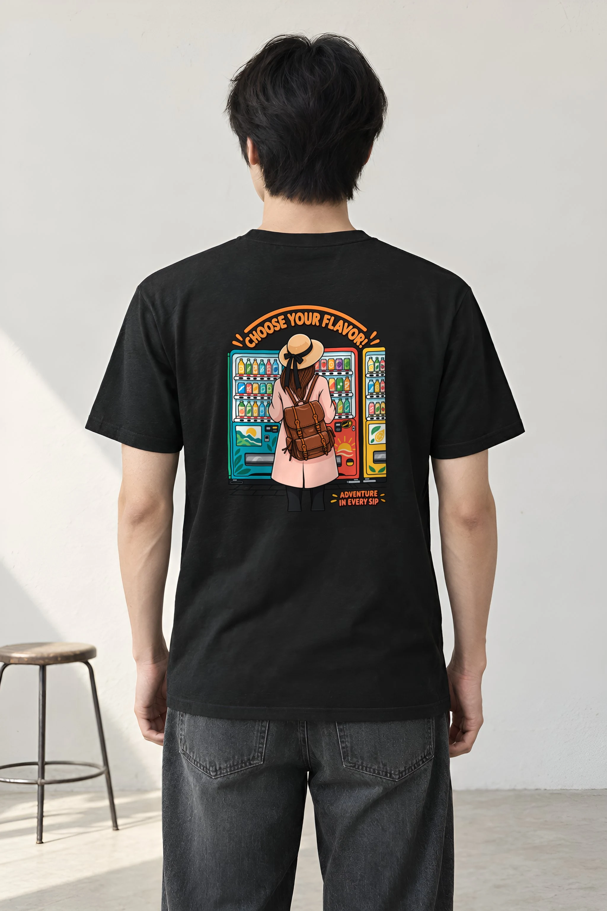 "Choose Your Flavor" Heavyweight Unisex Crewneck T-shirt