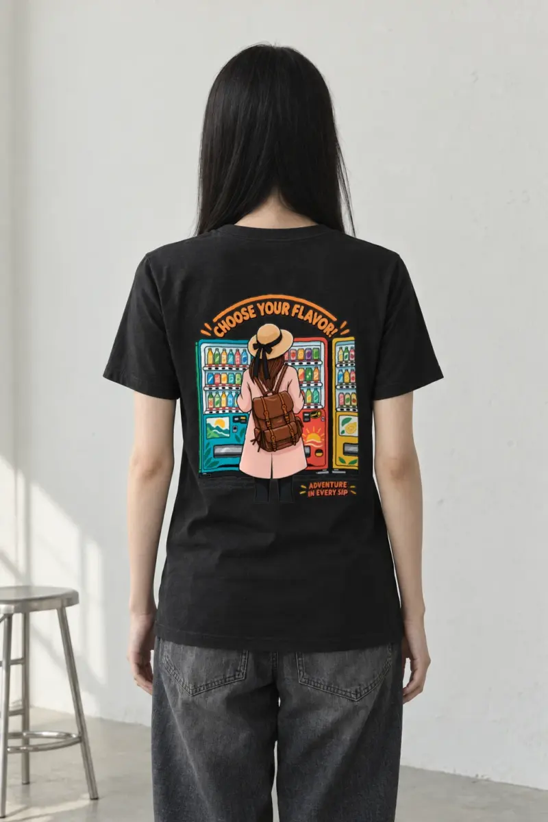 "Choose Your Flavor" Heavyweight Unisex Crewneck T-shirt