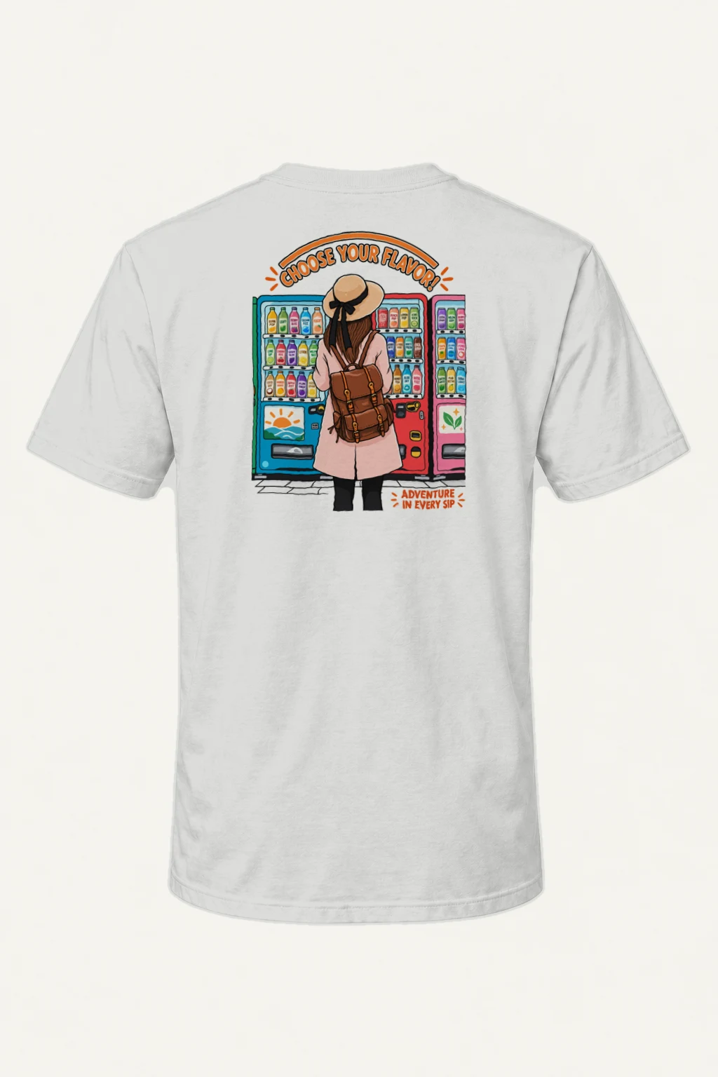 "Choose Your Flavor" Heavyweight Unisex Crewneck T-shirt | Gildan 5000