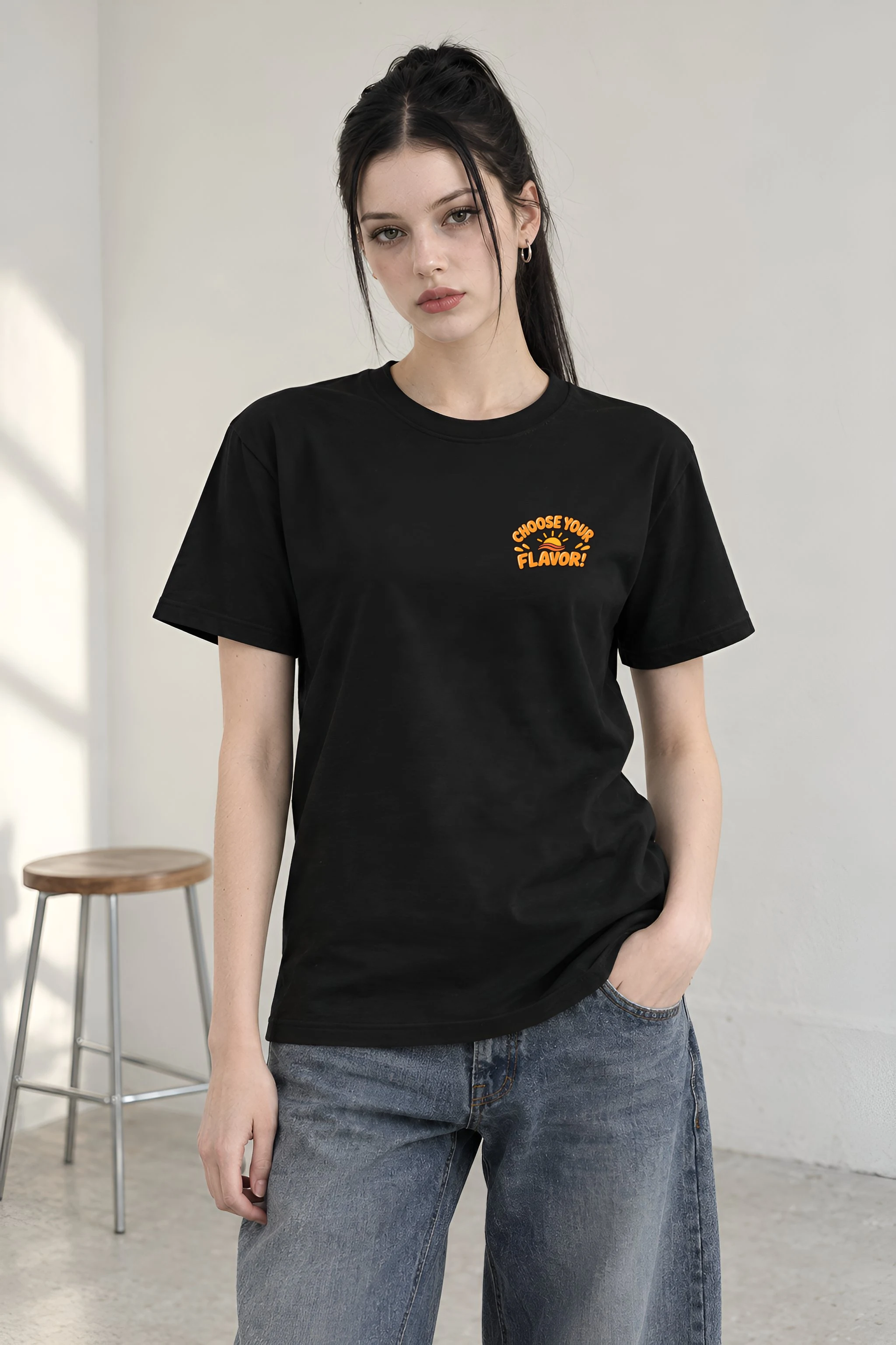 "Choose Your Flavor" Heavyweight Unisex Crewneck T-shirt