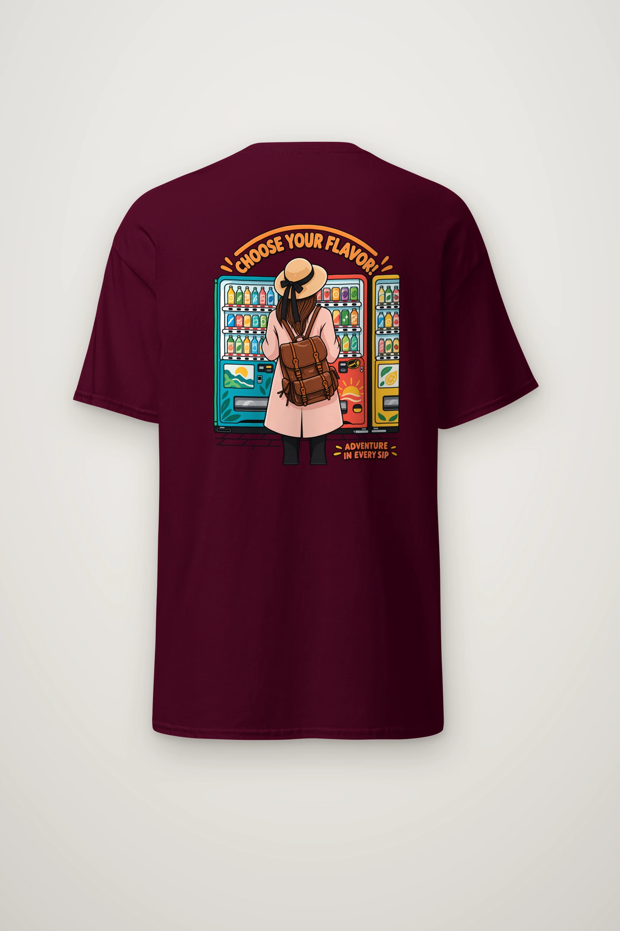 "Choose Your Flavor" Heavyweight Unisex Crewneck T-shirt