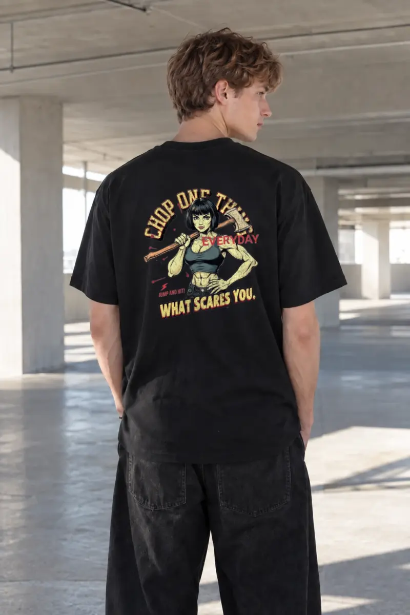 “Chop One Tree” Heavyweight Unisex Crewneck T-shirt | Gildan 5000
