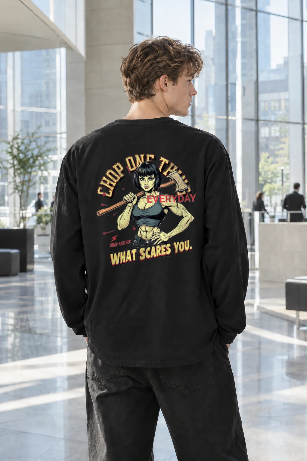 "Chop One Tree" Unisex Longsleeve T-shirt | Gildan 2400