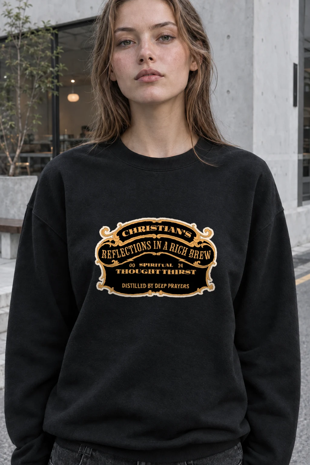 "Christian Reflections" Heavy Blend Unisex Crewneck Sweatshirt | Gildan 18000