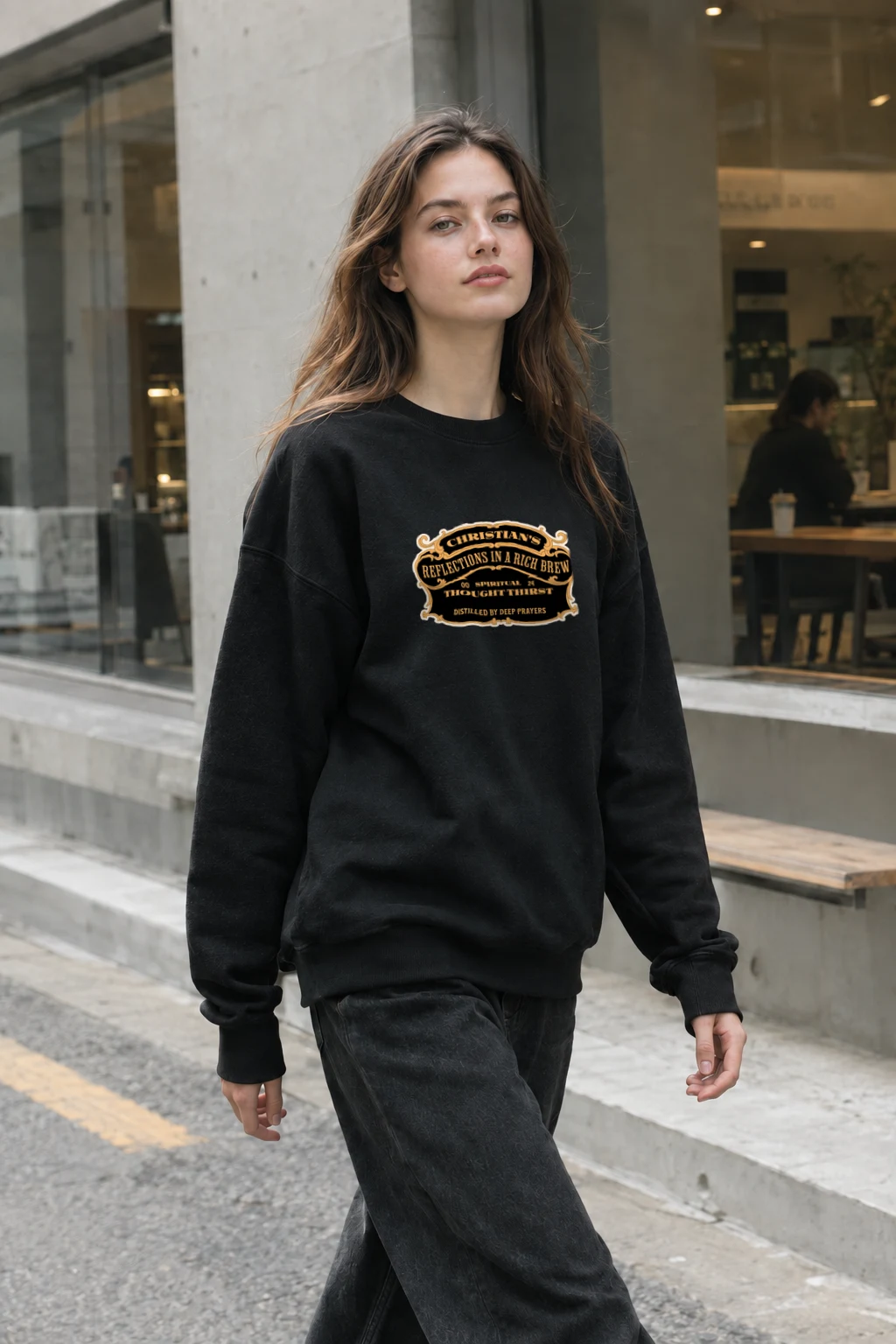 "Christian Reflections" Heavy Blend Unisex Crewneck Sweatshirt | Gildan 18000