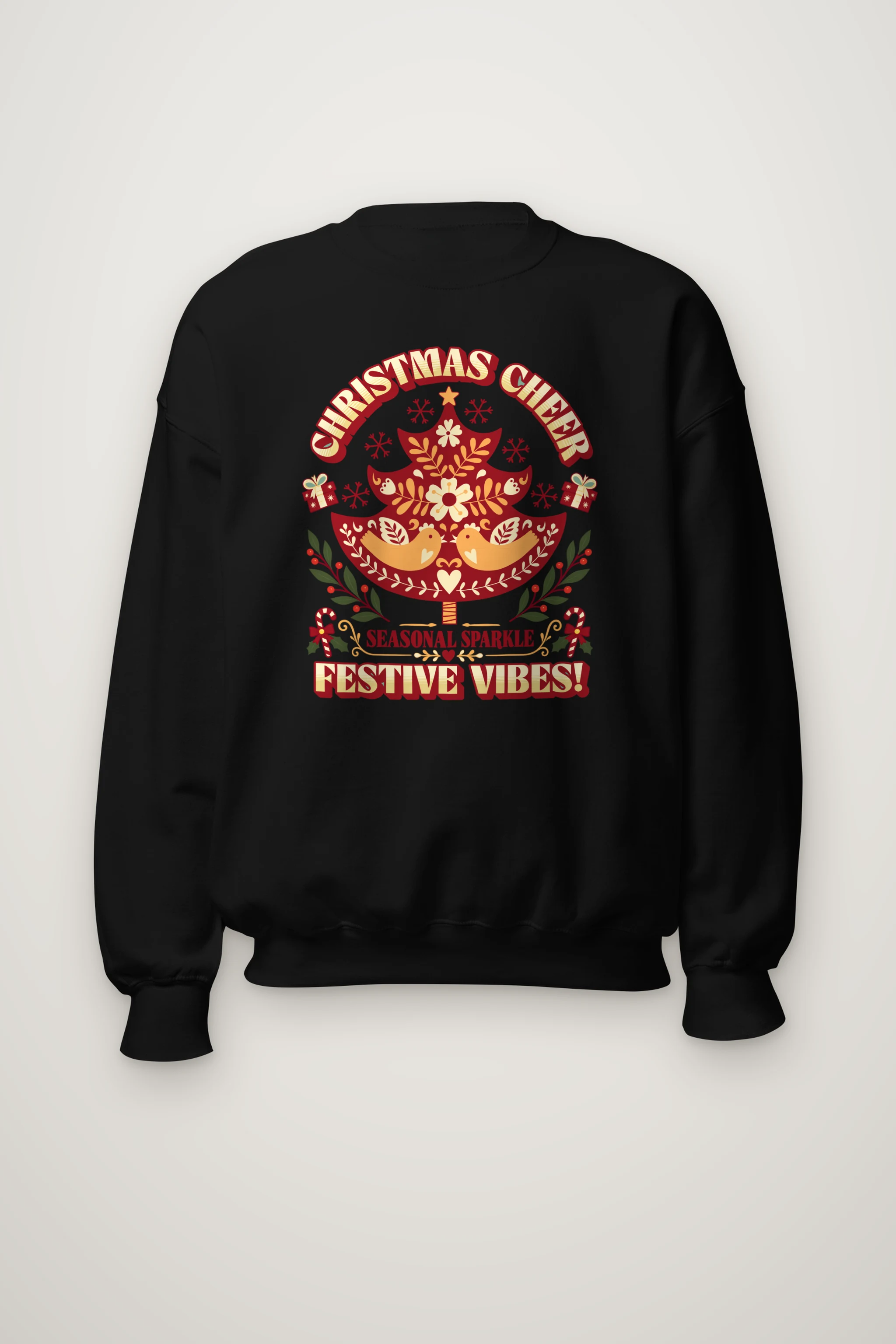 "Christmas Cheer" Heavy Blend Unisex Crewneck Sweatshirt