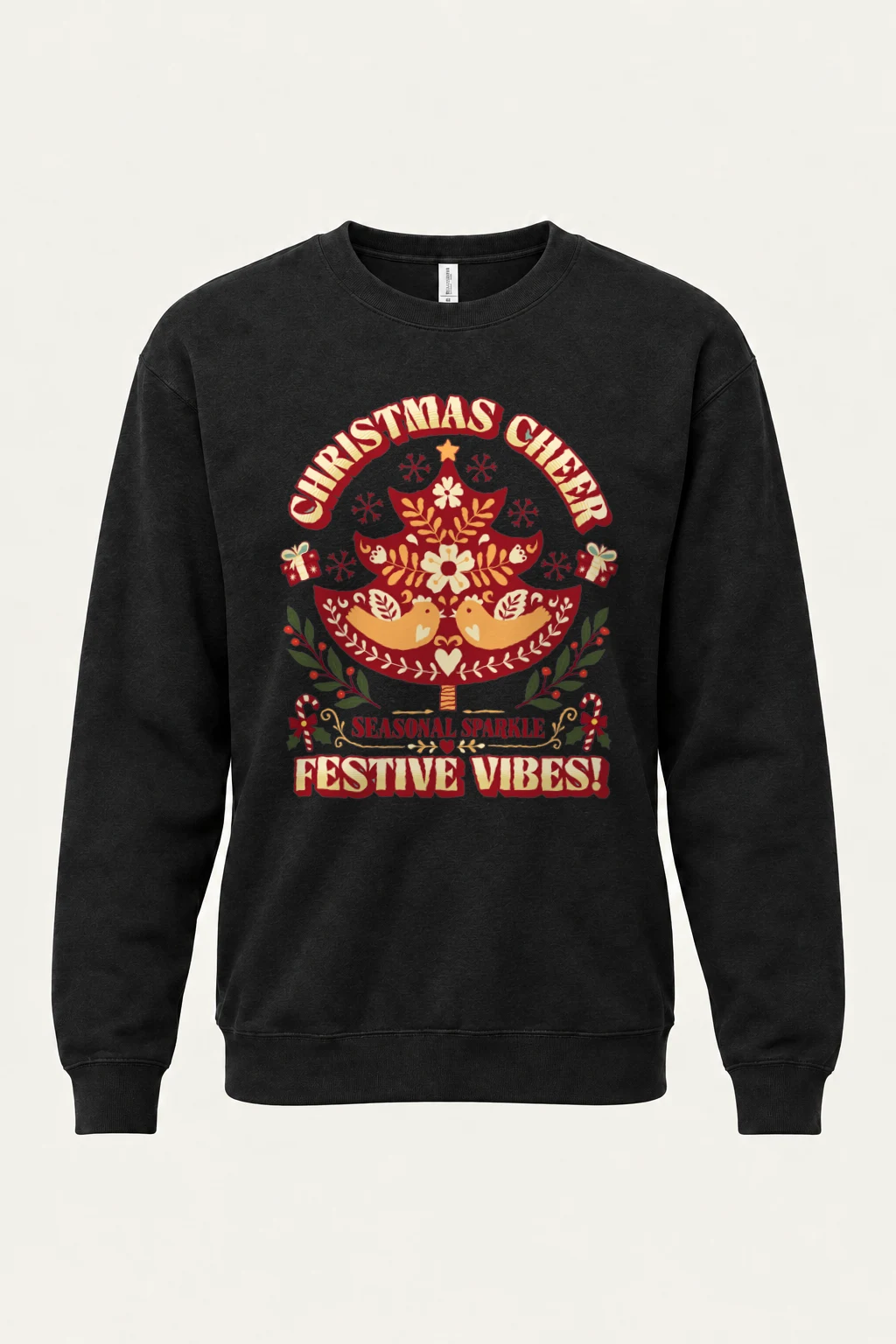 "Christmas Cheer" Heavy Blend Unisex Crewneck Sweatshirt | Gildan 18000