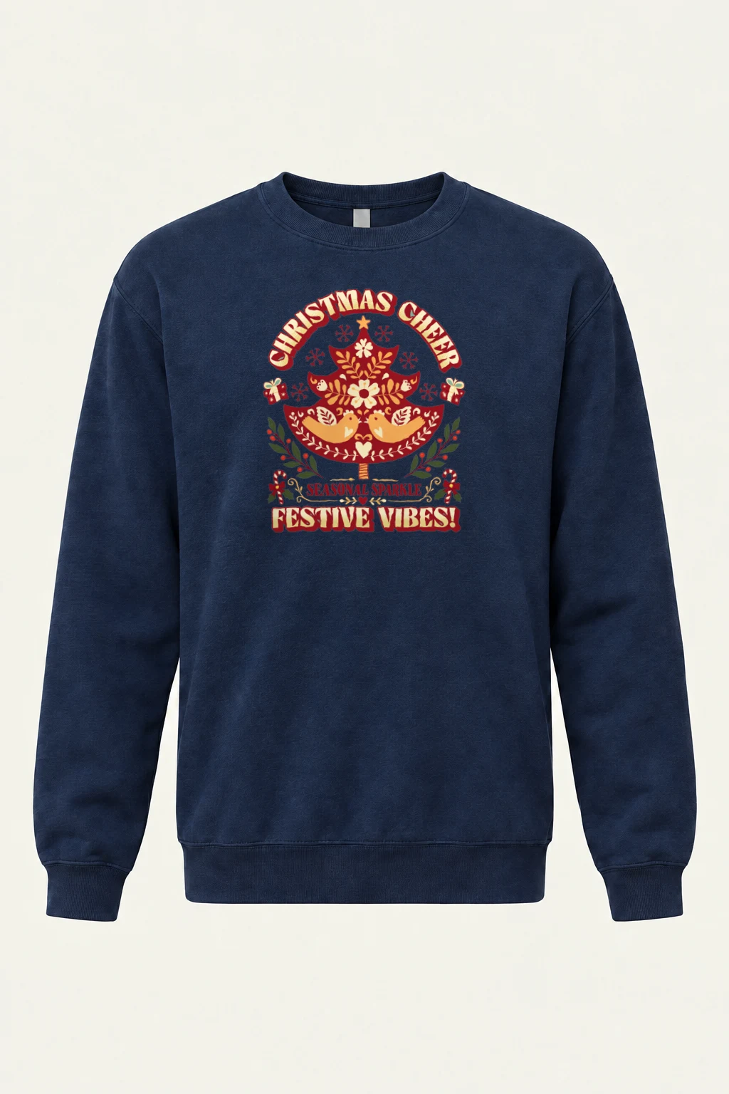 "Christmas Cheer" Heavy Blend Unisex Crewneck Sweatshirt | Gildan 18000