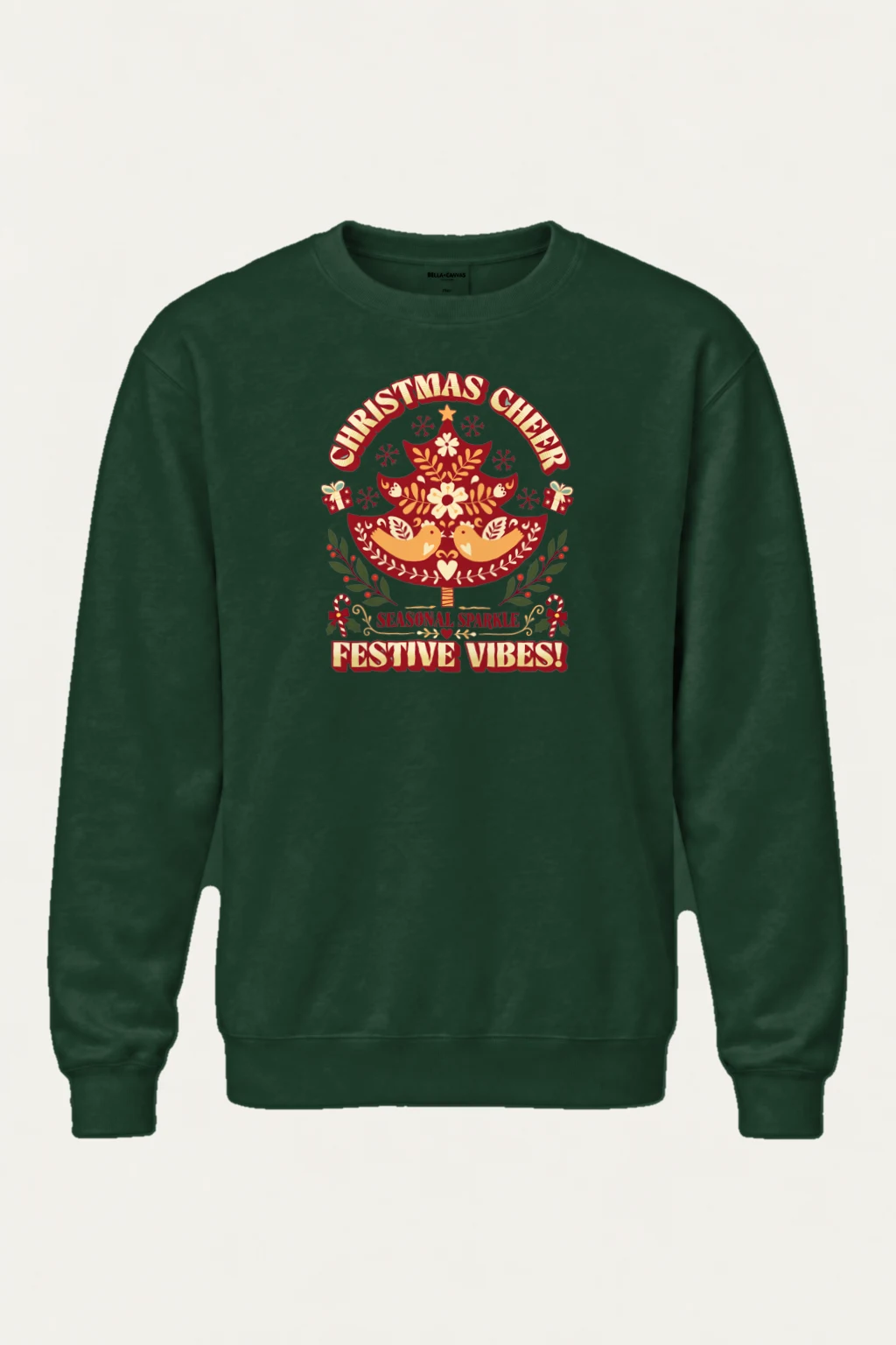 "Christmas Cheer" Heavy Blend Unisex Crewneck Sweatshirt | Gildan 18000