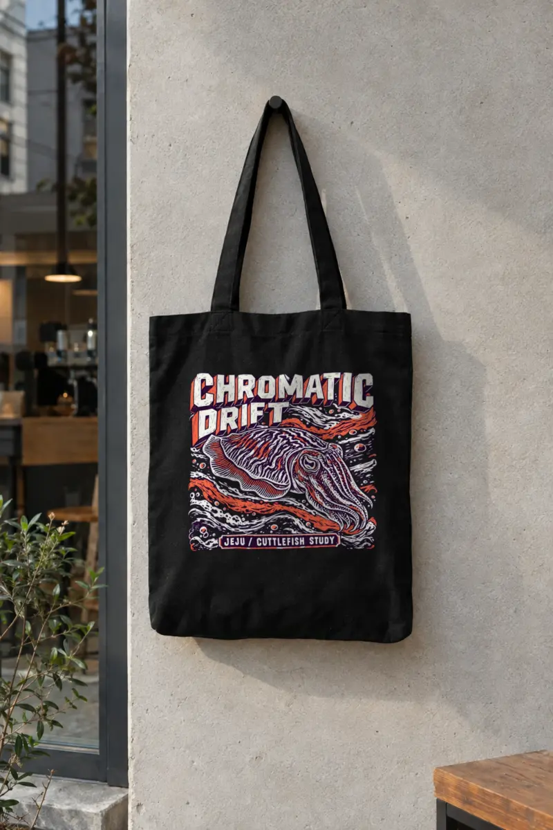 "Chromatic Drift" Classic Cotton Tote Bag