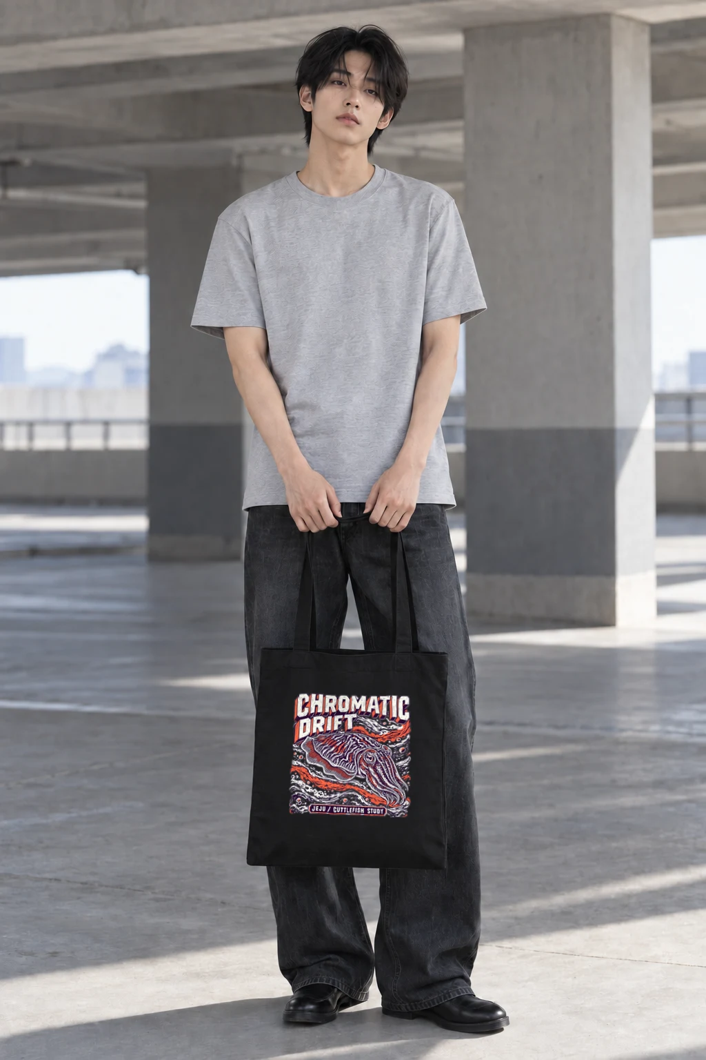 "Chromatic Drift" Classic Cotton Tote Bag