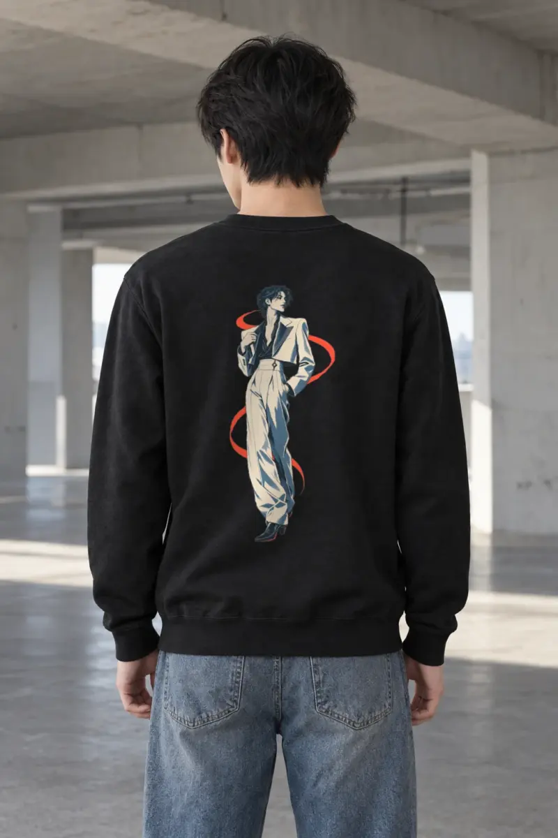 "Chromatic Poise" Heavy Blend Unisex Crewneck Sweatshirt