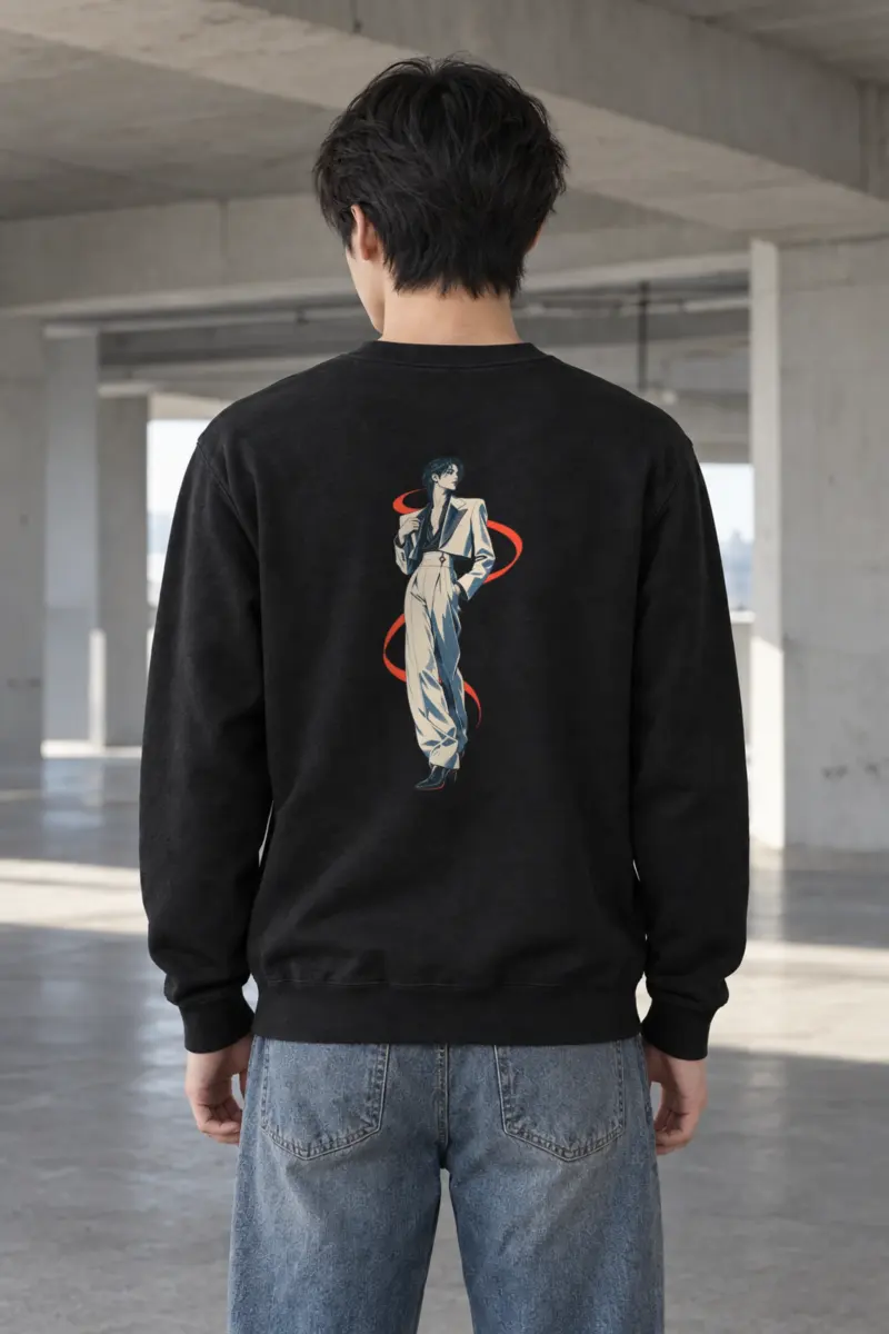 "Chromatic Poise" Heavy Blend Unisex Crewneck Sweatshirt