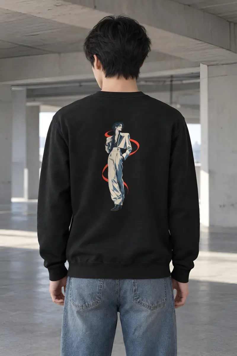 "Chromatic Poise" Heavy Blend Unisex Crewneck Sweatshirt