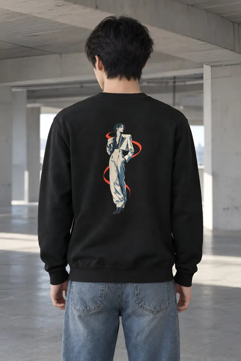 "Chromatic Poise" Heavy Blend Unisex Crewneck Sweatshirt