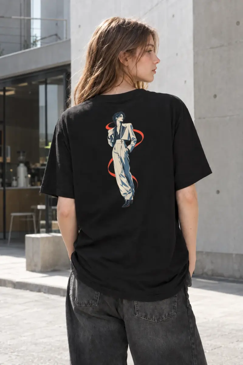 "Chromatic Poise" Heavyweight Unisex Crewneck T-shirt | Gildan 5000