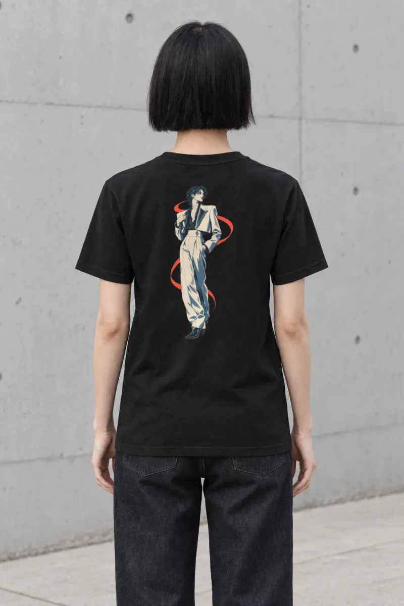 "Chromatic Poise" Heavyweight Unisex Crewneck T-shirt | Gildan 5000