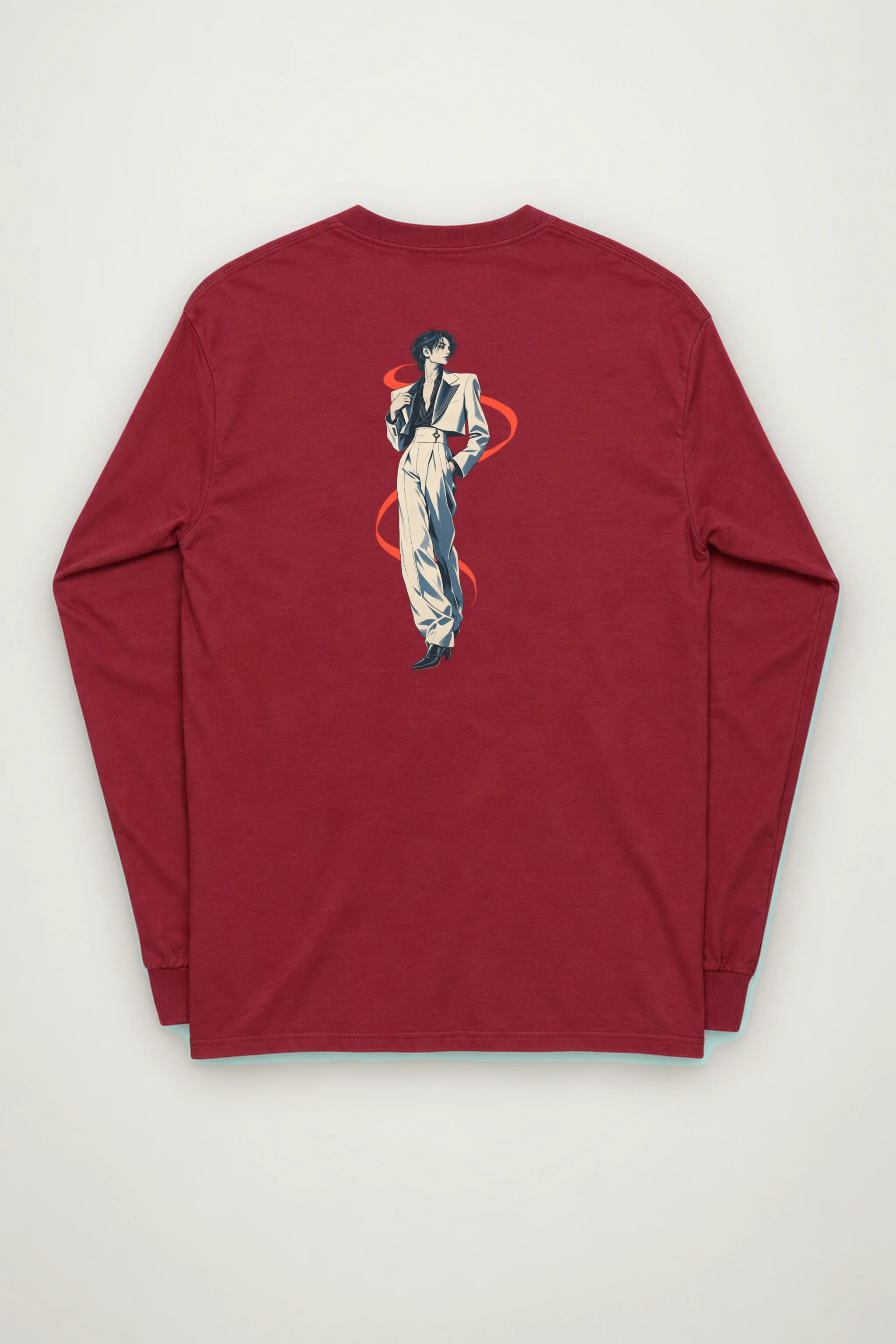 "Chromatic Poise" Unisex Longsleeve T-shirt