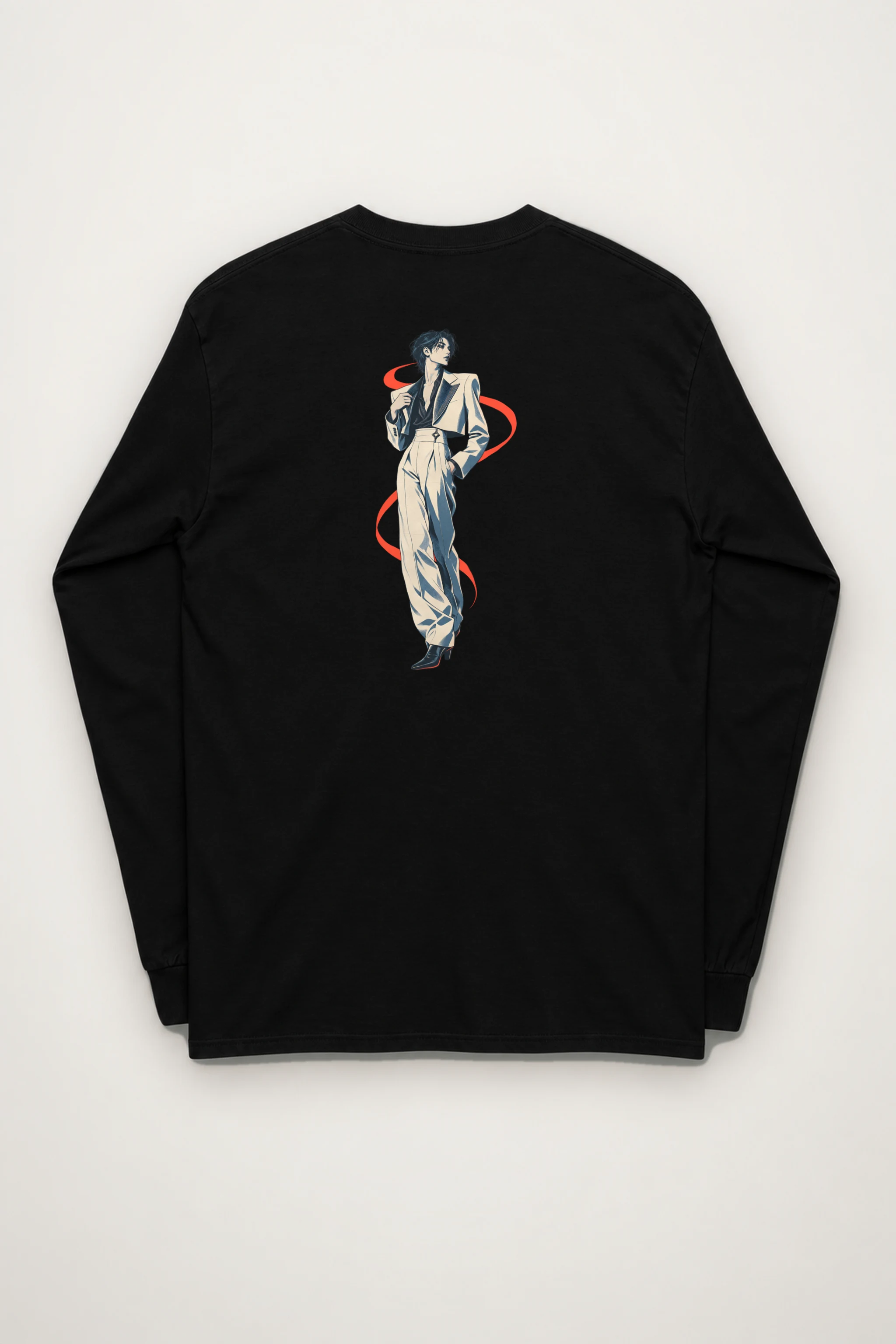 "Chromatic Poise" Unisex Longsleeve T-shirt
