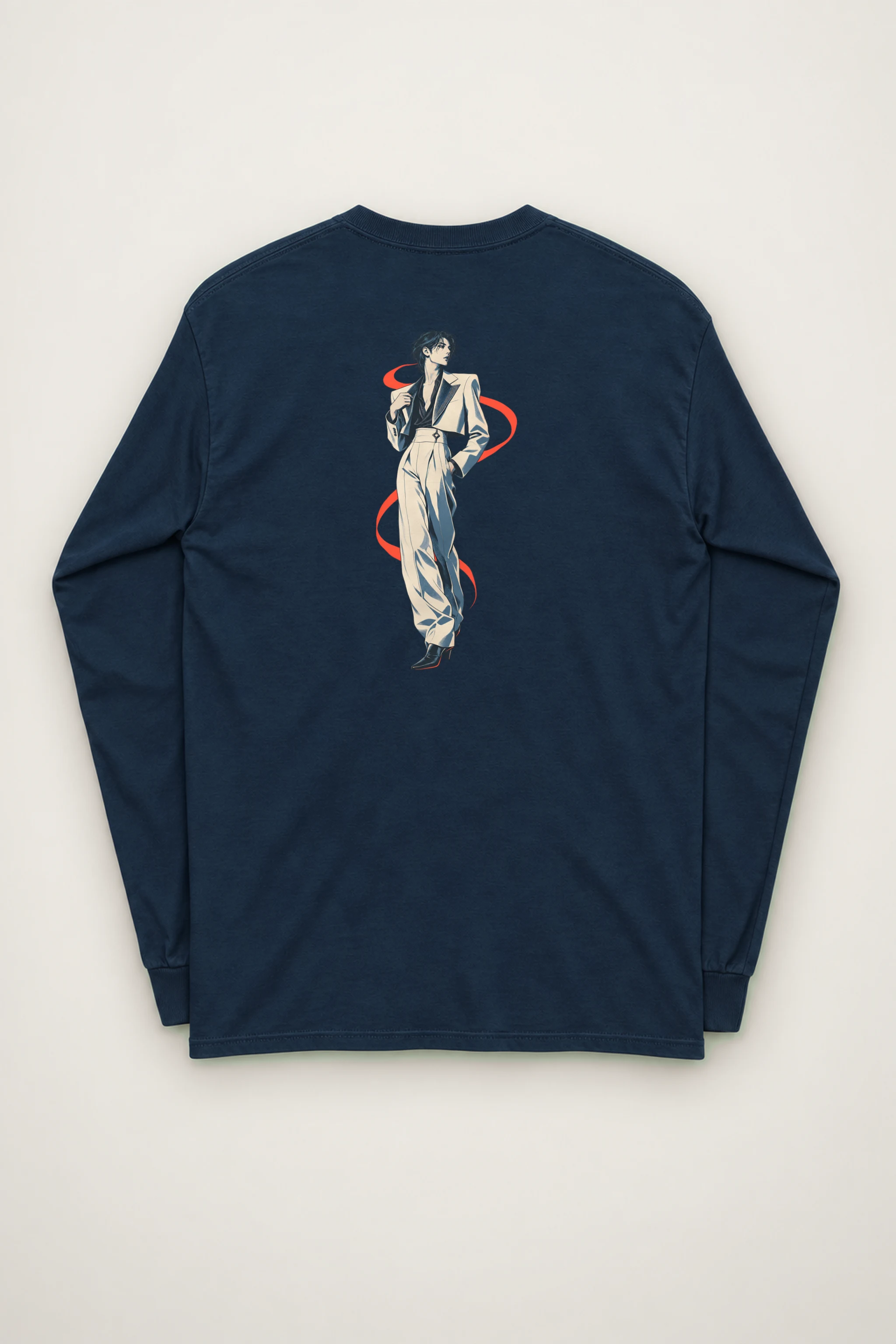 "Chromatic Poise" Unisex Longsleeve T-shirt