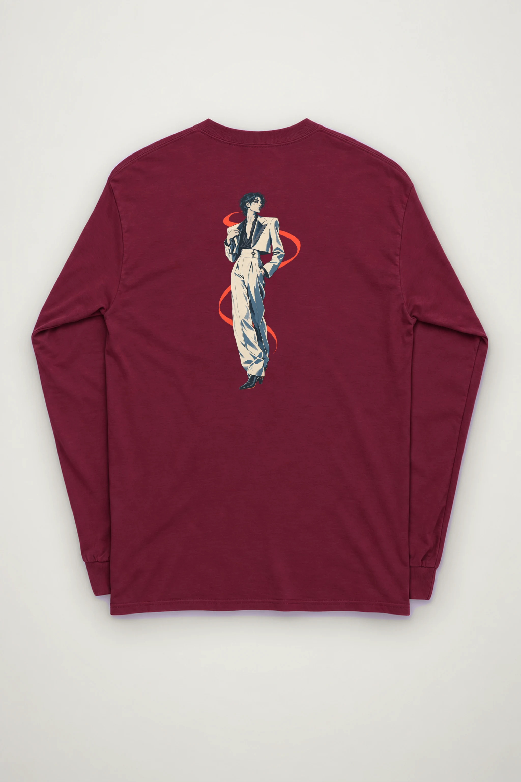 "Chromatic Poise" Unisex Longsleeve T-shirt
