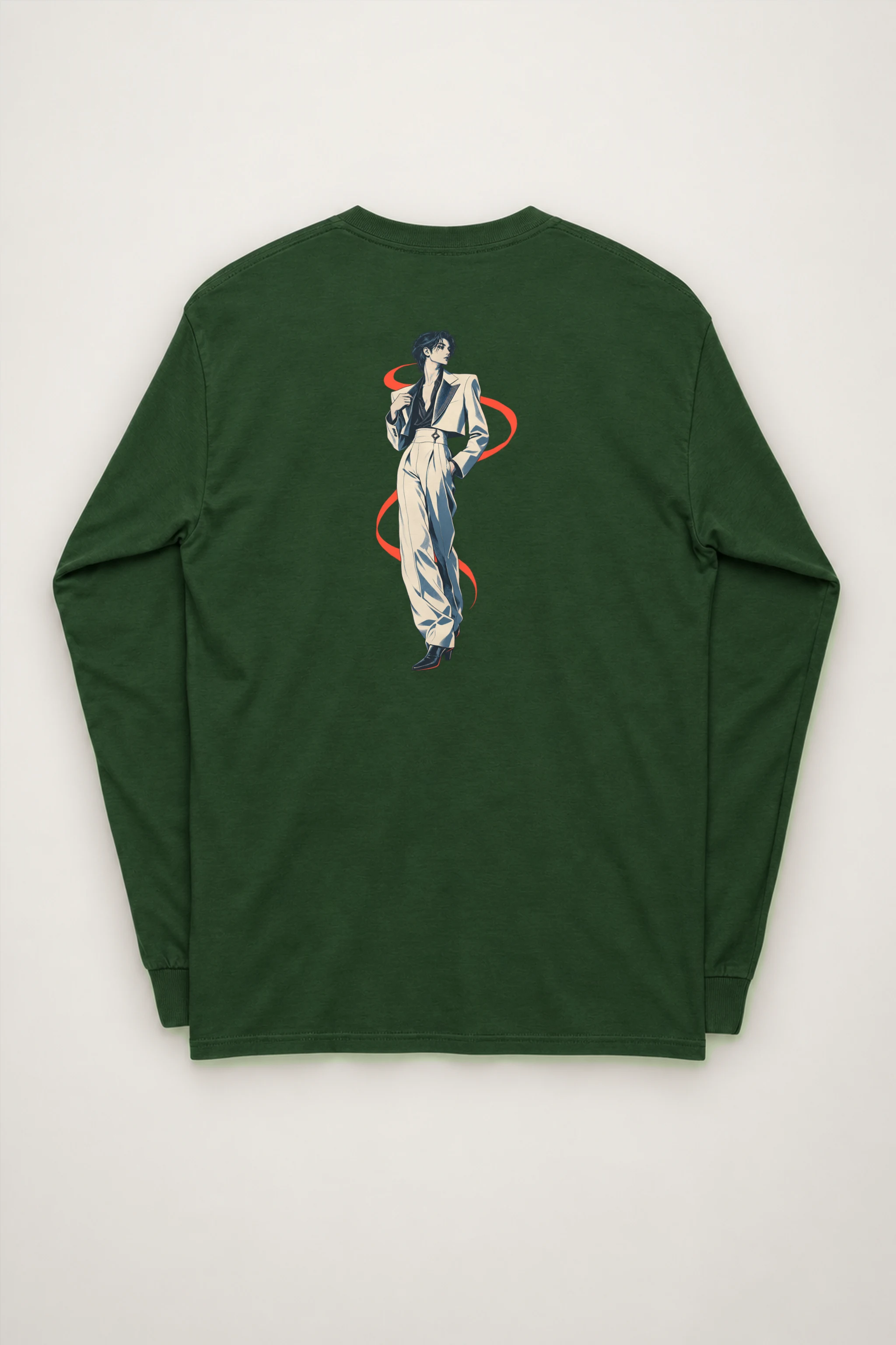 "Chromatic Poise" Unisex Longsleeve T-shirt