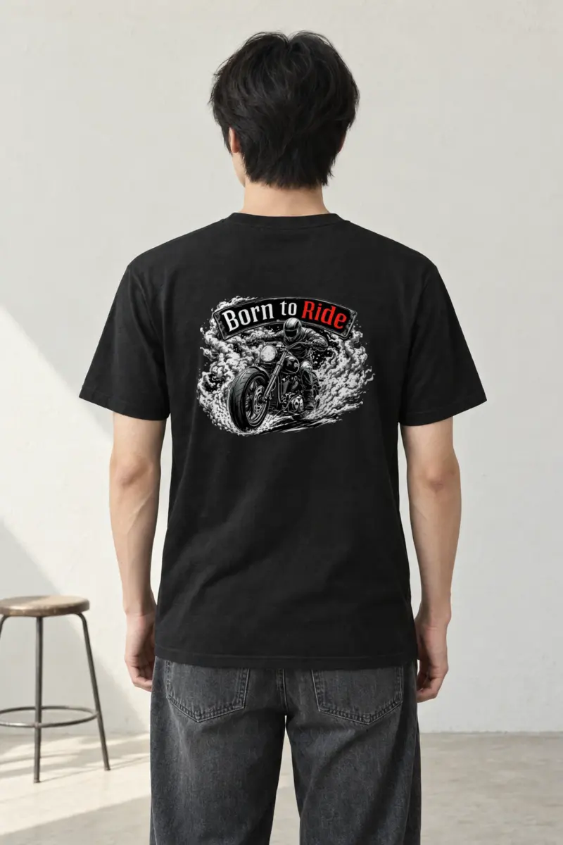 "Chrome Phantom" Heavyweight Unisex Crewneck T-shirt