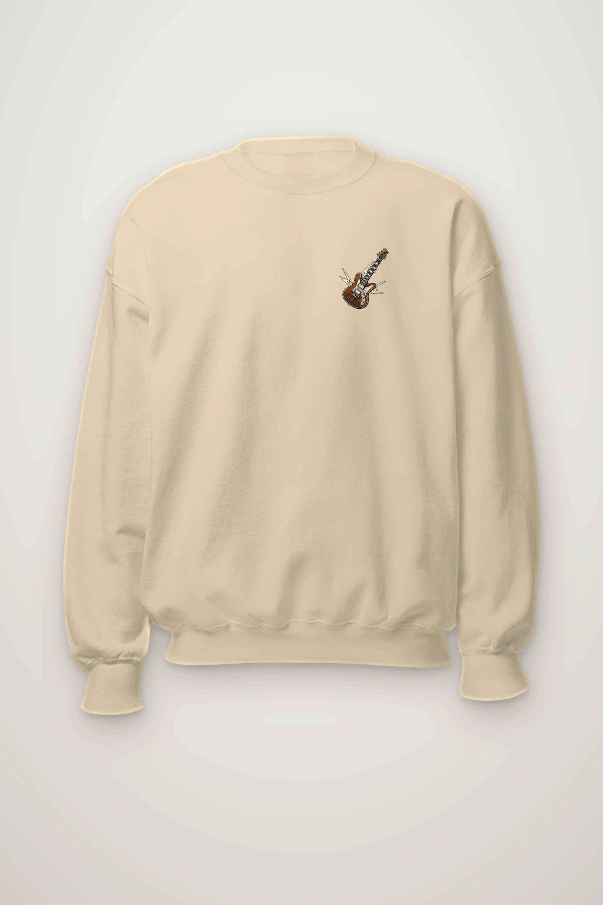 "Chrome & Resonance" Heavy Blend Unisex Crewneck Sweatshirt