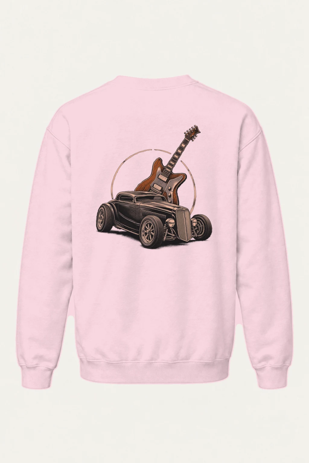 "Chrome & Resonance" Heavy Blend Unisex Crewneck Sweatshirt | Gildan 18000