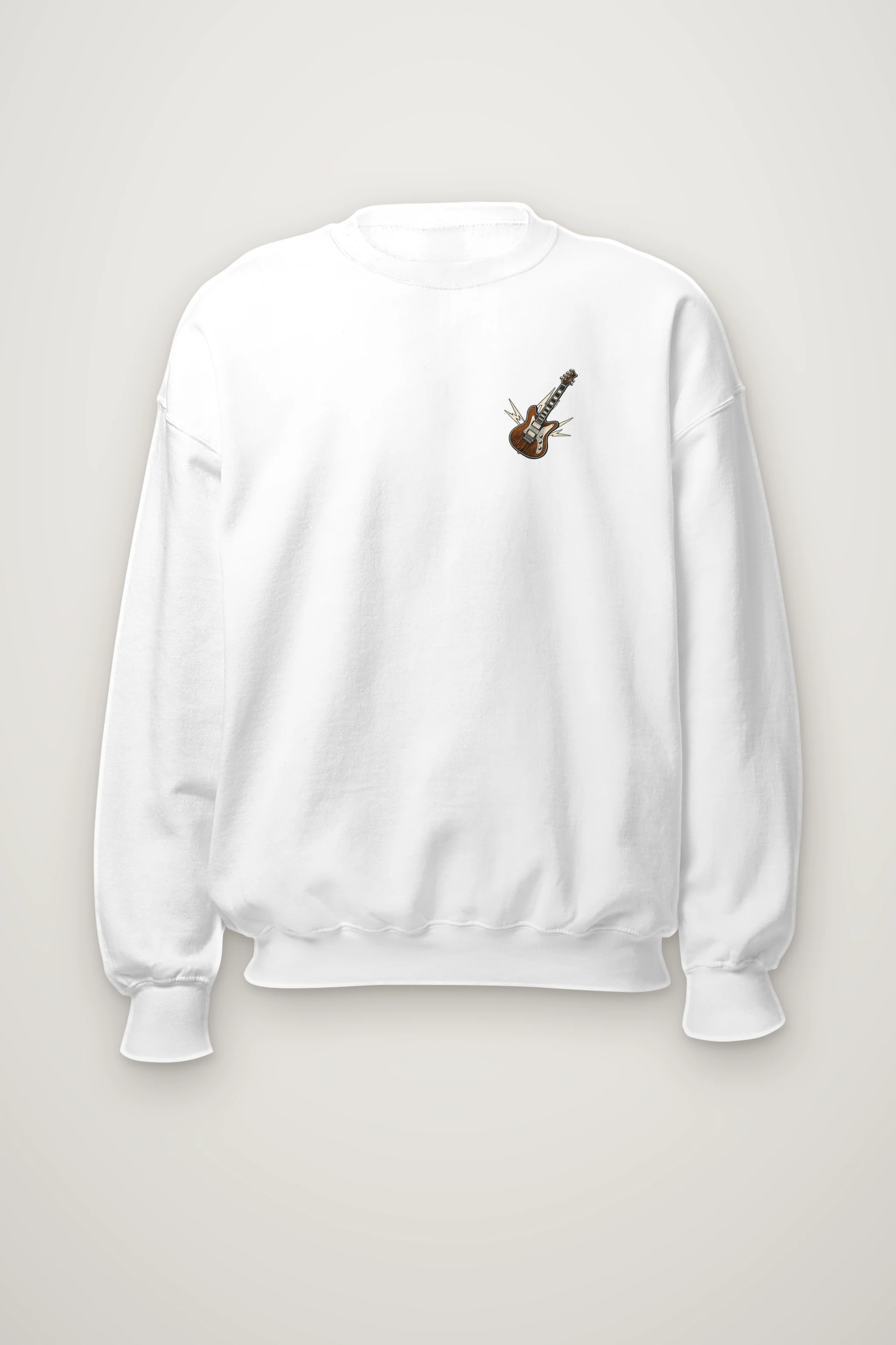 "Chrome & Resonance" Heavy Blend Unisex Crewneck Sweatshirt
