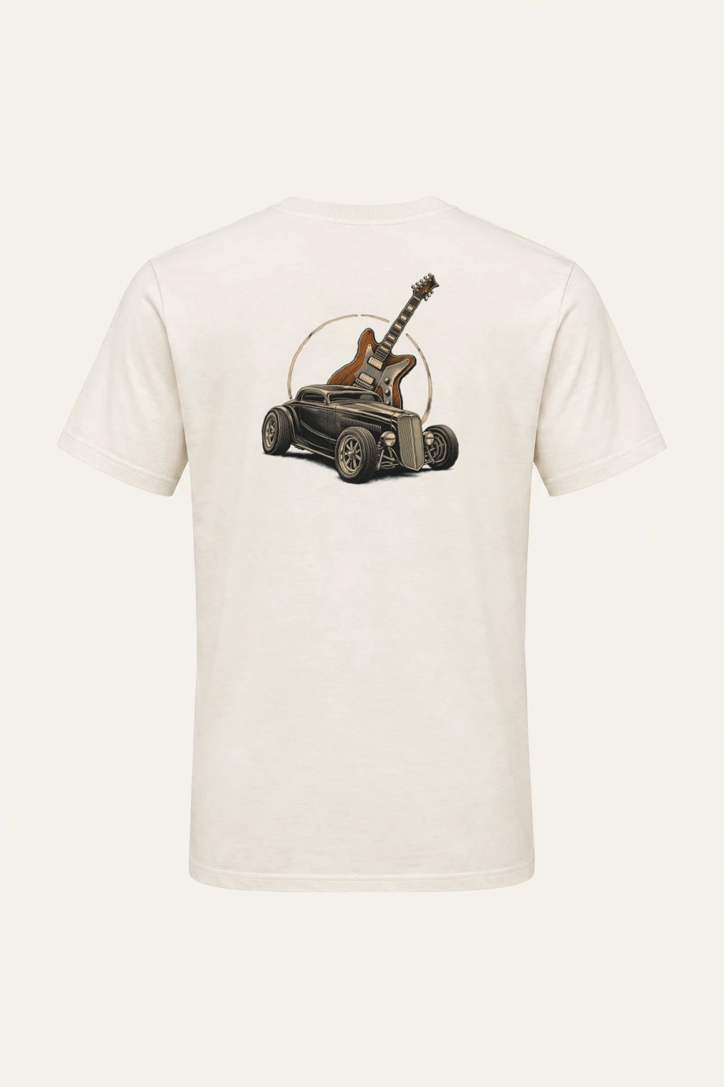 "Chrome Resonance" Heavyweight Unisex Crewneck T-shirt | Gildan 5000