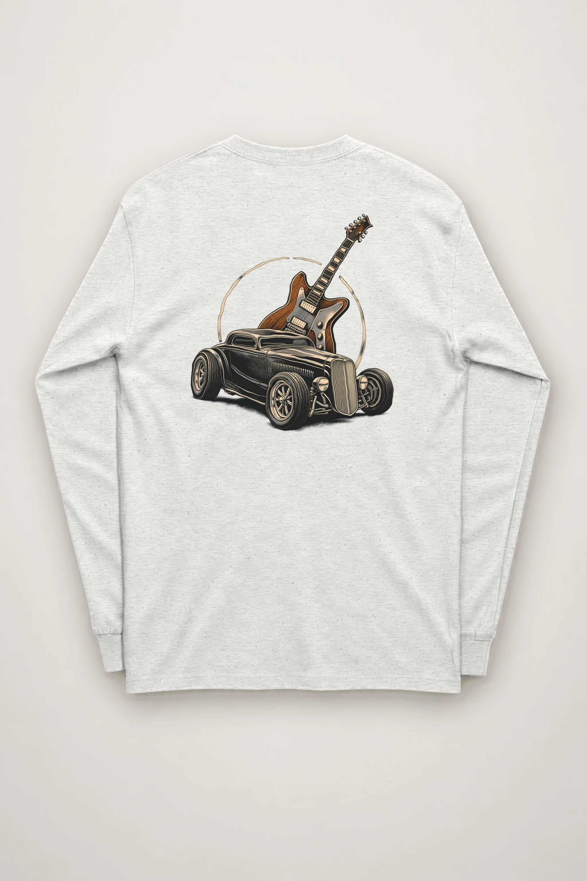 "Chrome Resonance" Unisex Longsleeve T-shirt